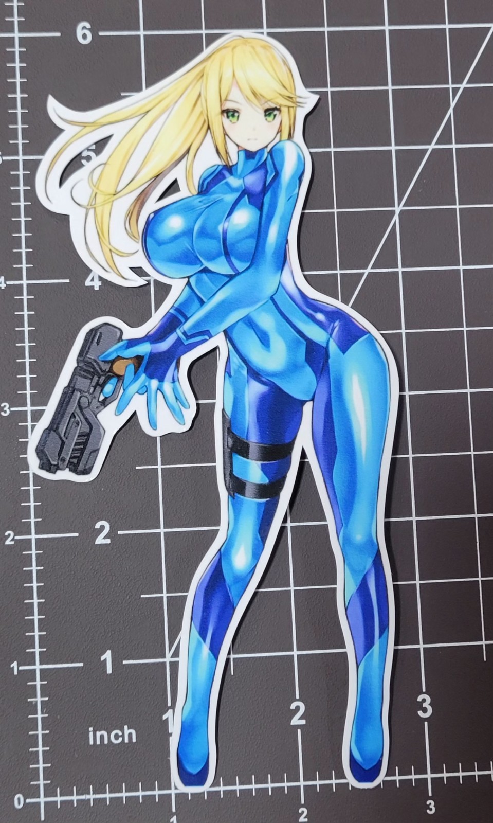 Metroid Samus V1 Sticker 6″