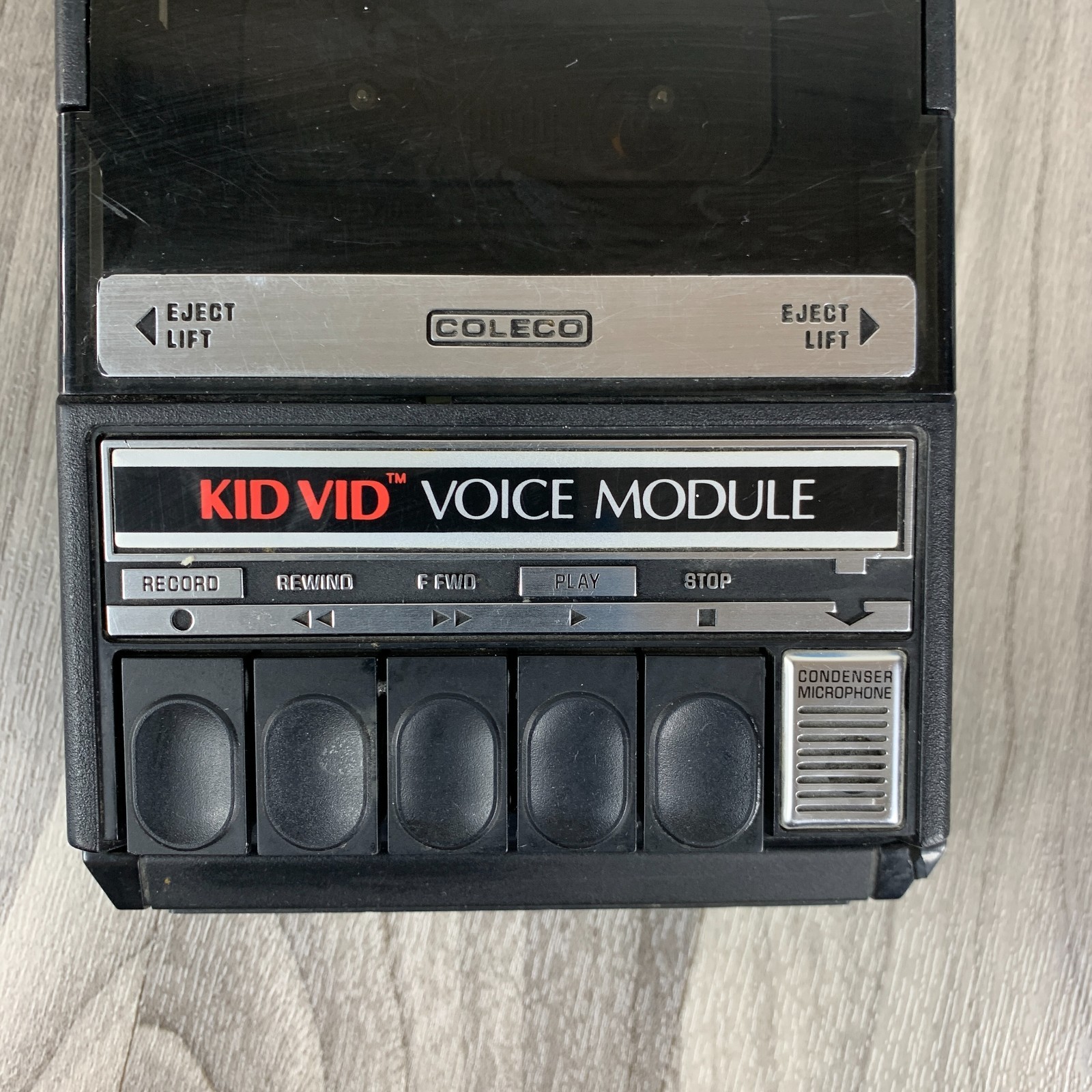 Atari 2600 Kid Vid Tape Recorder Voice Module tested to turn on