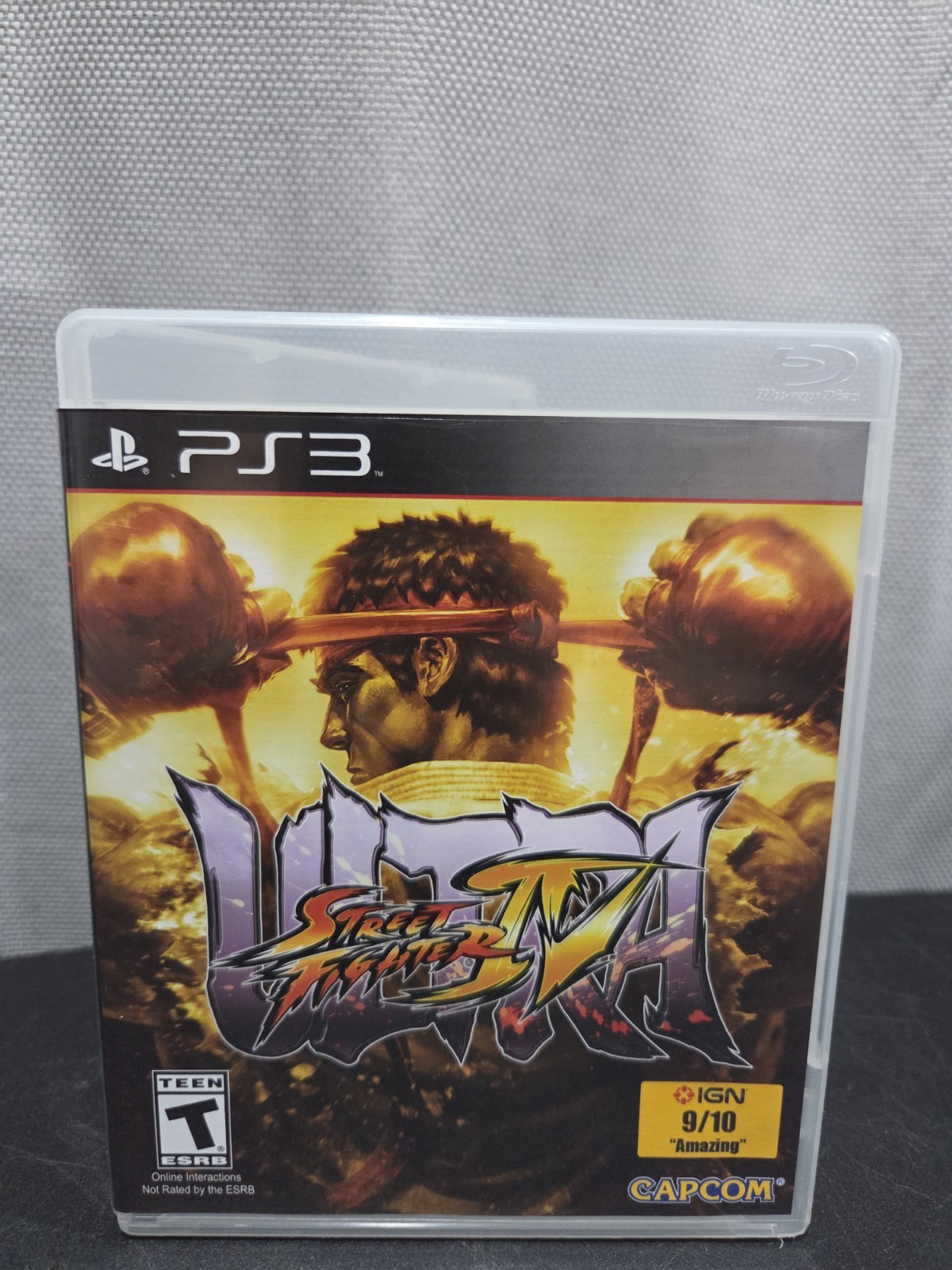 Ultra Street Fighter IV (Sony PlayStation 3, 2014) No Manual Tested Working