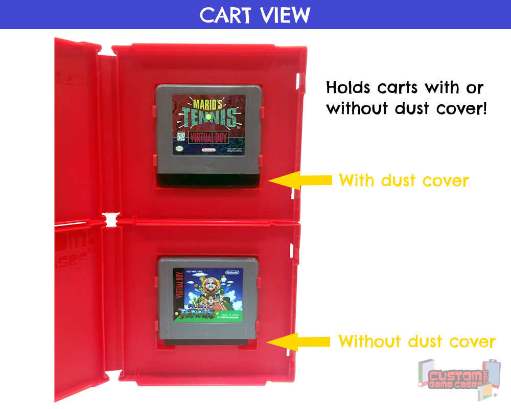 Nintendo Virtual Boy Game Cases w/ Complimentary Game Covers [Pick your Titles!]