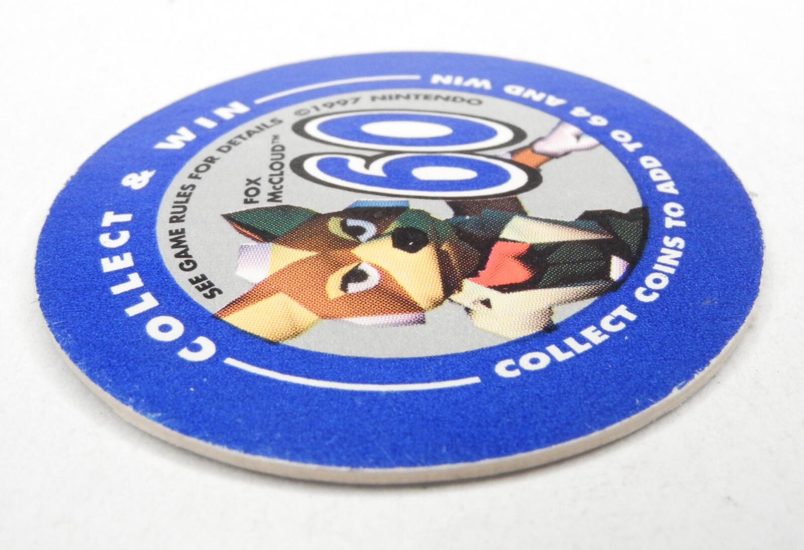 Taco Bell Score 64 1997 Fox McCloud Star Fox 64 Nintendo 64 Game Coin