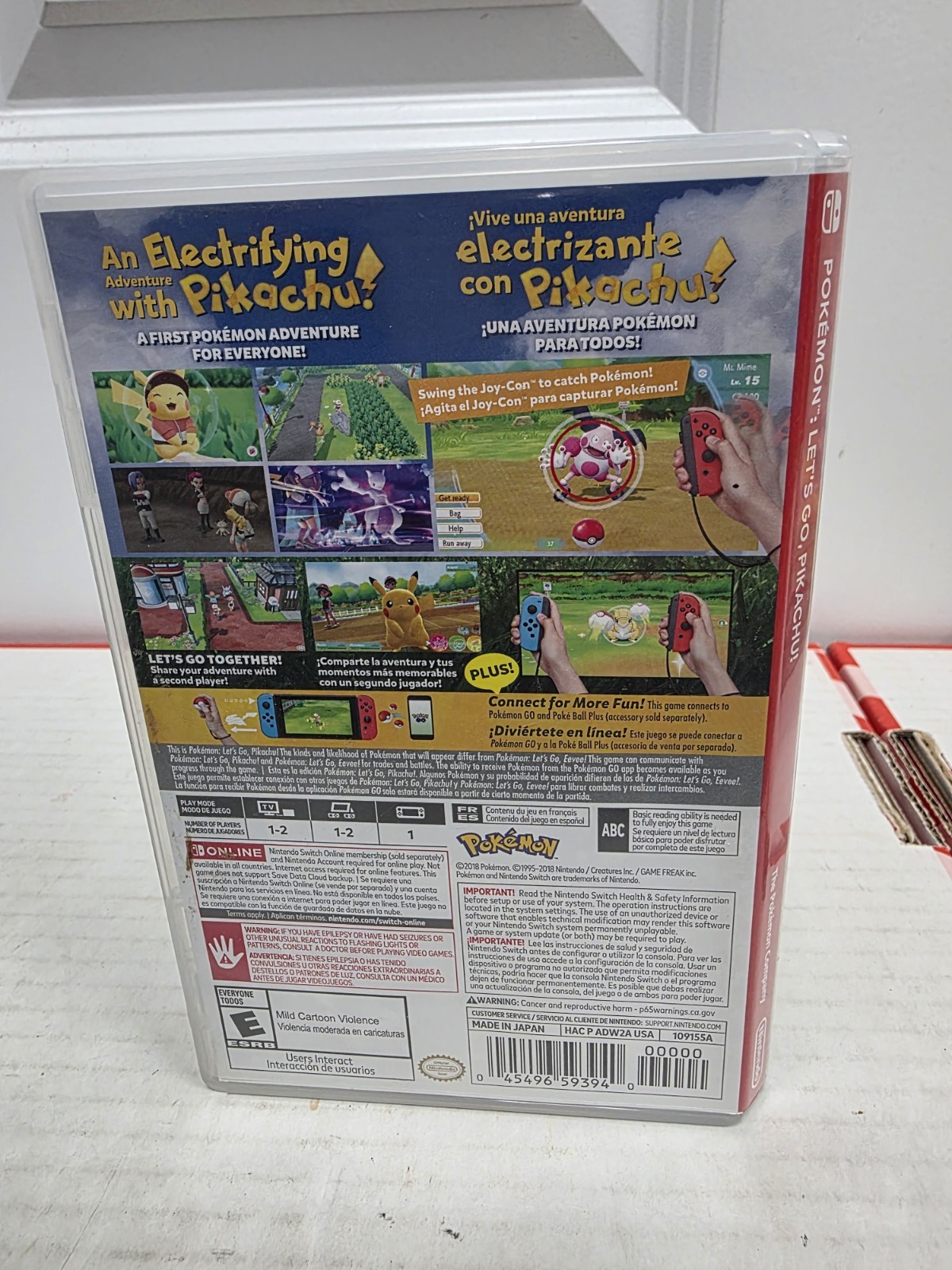 NINTENDO POKEMON LETS GO PIKACHU – SWITCH (PSN040397) Complete Tested