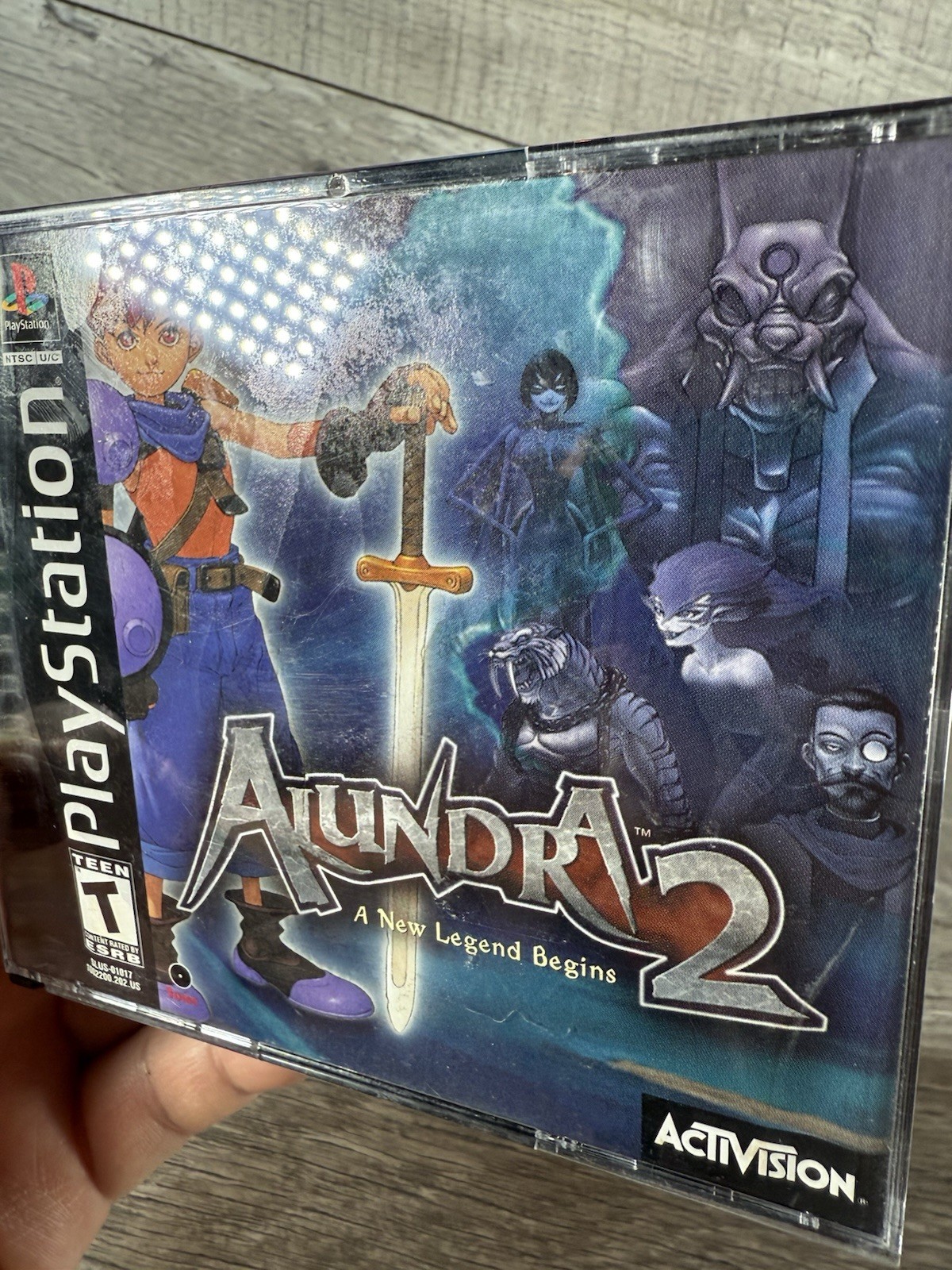 Alundra 2 (Sony PlayStation 1, 2000) Complete Tested CIB PS1 (WATER DAMAGED)