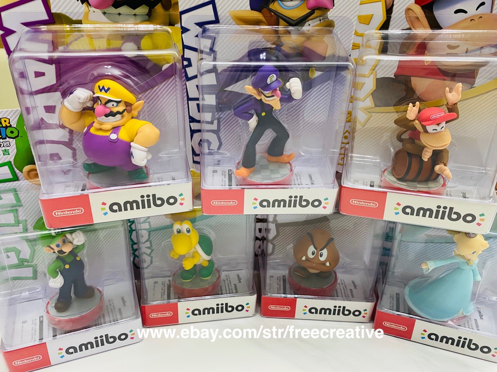 Nintendo Super Mario Party Amiibo Series PVC Figure Children Toy Sealed Box