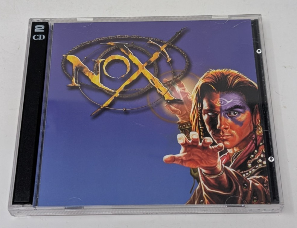 Nox PC CD-ROM 2000 Westwood Studios Action RPG 2-Disc Set Vintage Video Game