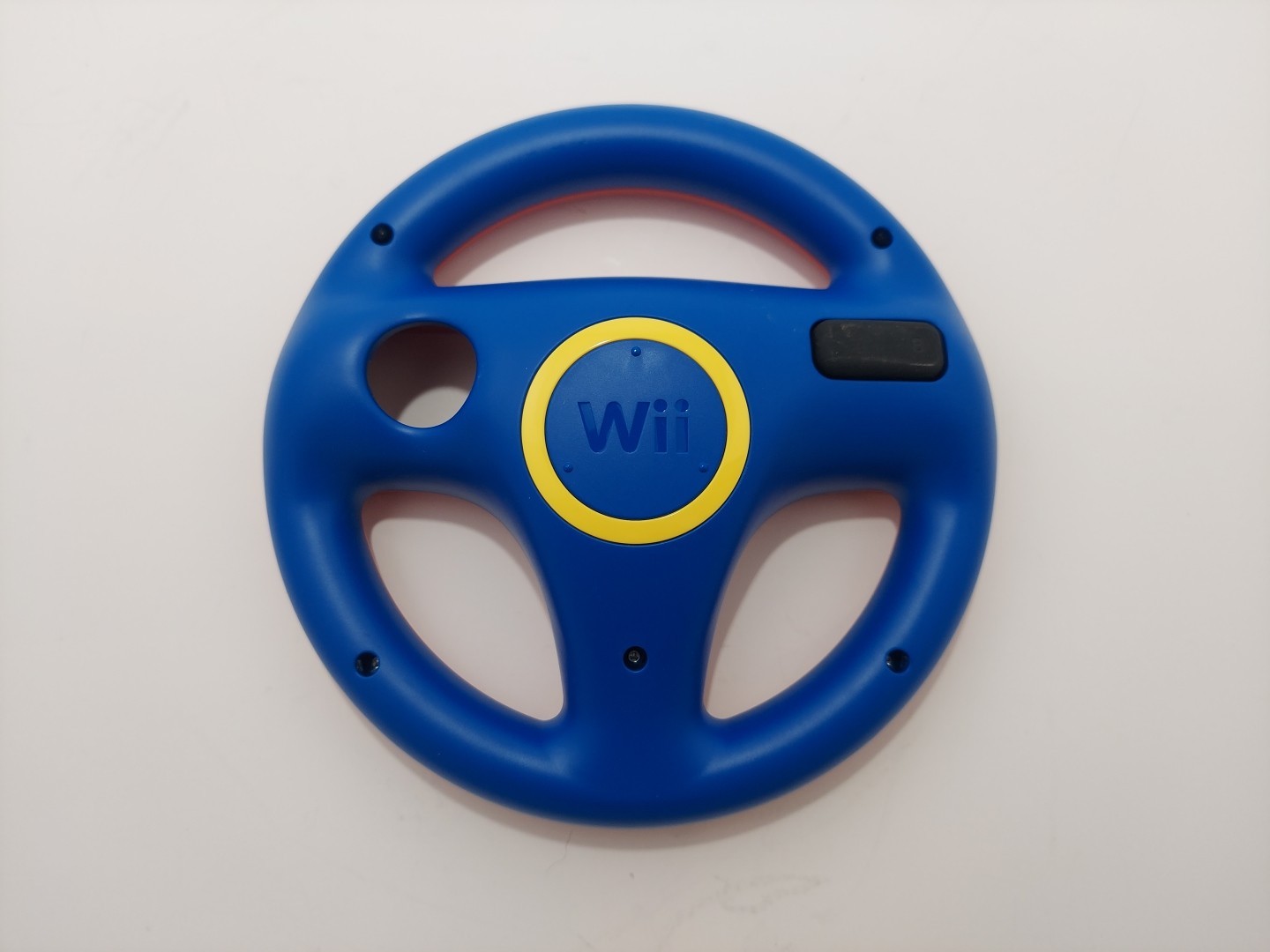 OEM Nintendo Wii Steering Wheel Mario Kart Red Blue Remote Racing Wheel RVL-024