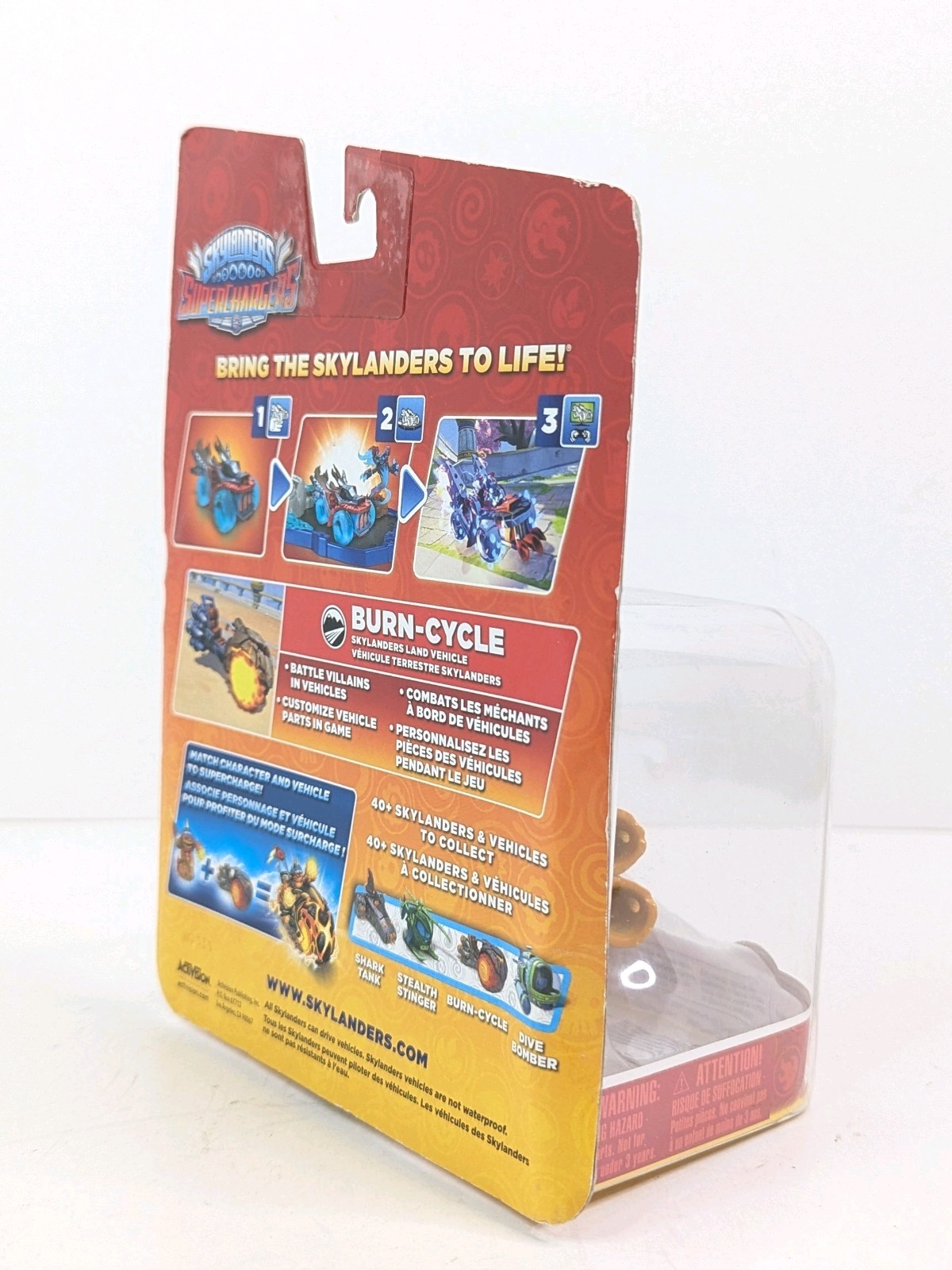 Skylanders Superchargers Figure Activision: Burn-Cycle Land Vehicle 2015 New