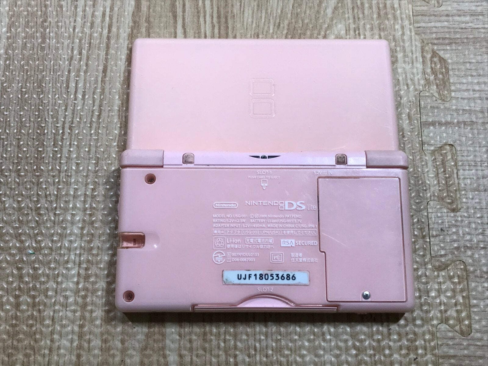 Nintendo DS Lite Noble Pink Console Nintendo Japan – With Defects LG9220