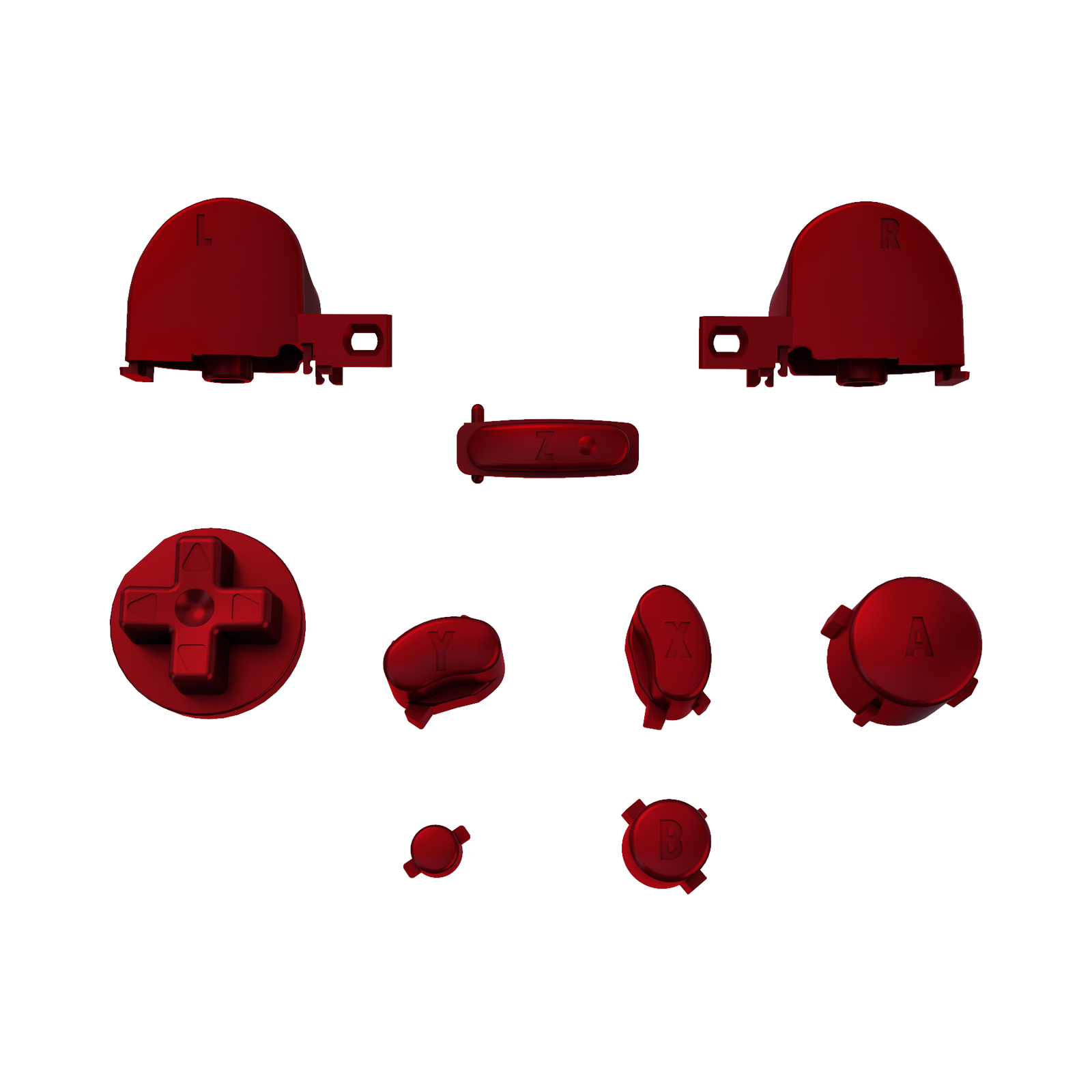 For GameCube Controller Full Set ABXY Thumbsticks Triggers Buttons D-Pad Parts