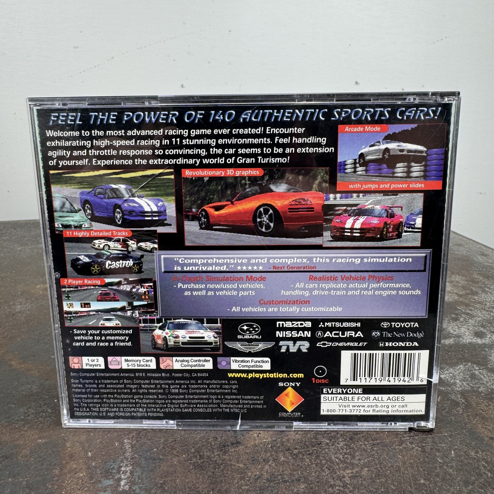 Gran Turismo (PlayStation 1 PS1) CIB – Greatest Hits (1998)