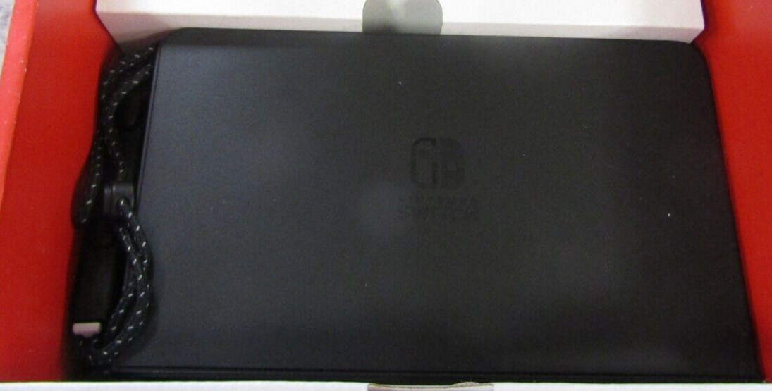 Nintendo Switch OLED HEG-001 Console W/Neon Red & Neon Blue Joy-Cons in box