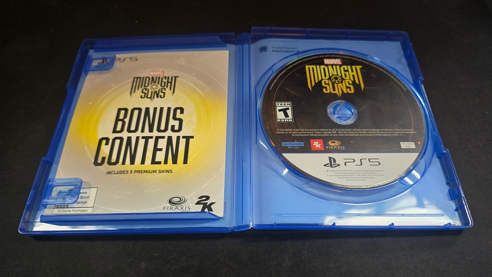 Marvel Midnight Suns Enhanced Edition Playstation 5 PS5 LN PERFECT CIB+Bonus DLC