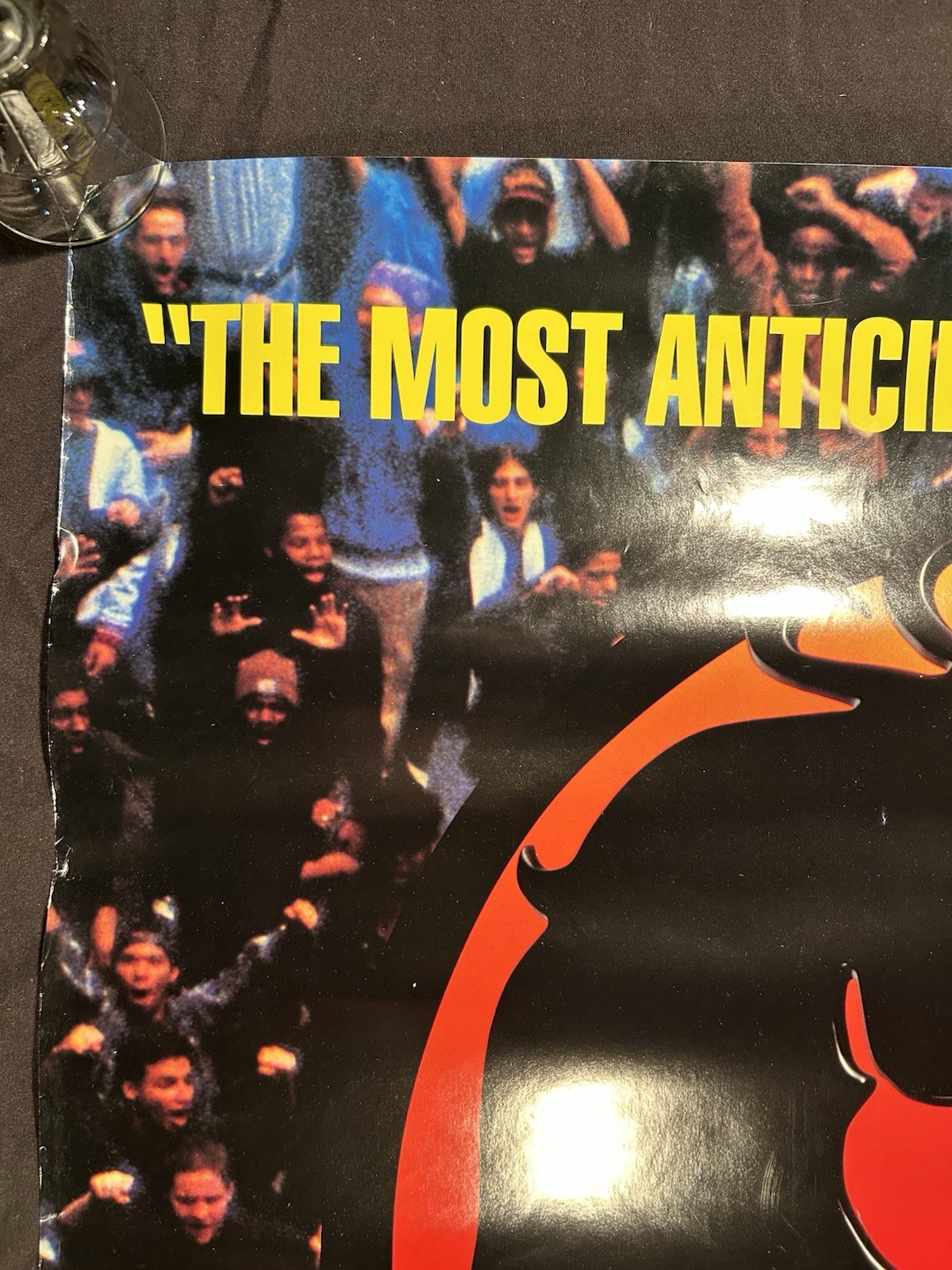 Mortal Kombat 1993 Rare Store Promo Poster Akklaim! SNES SEGA GAMEBOY!