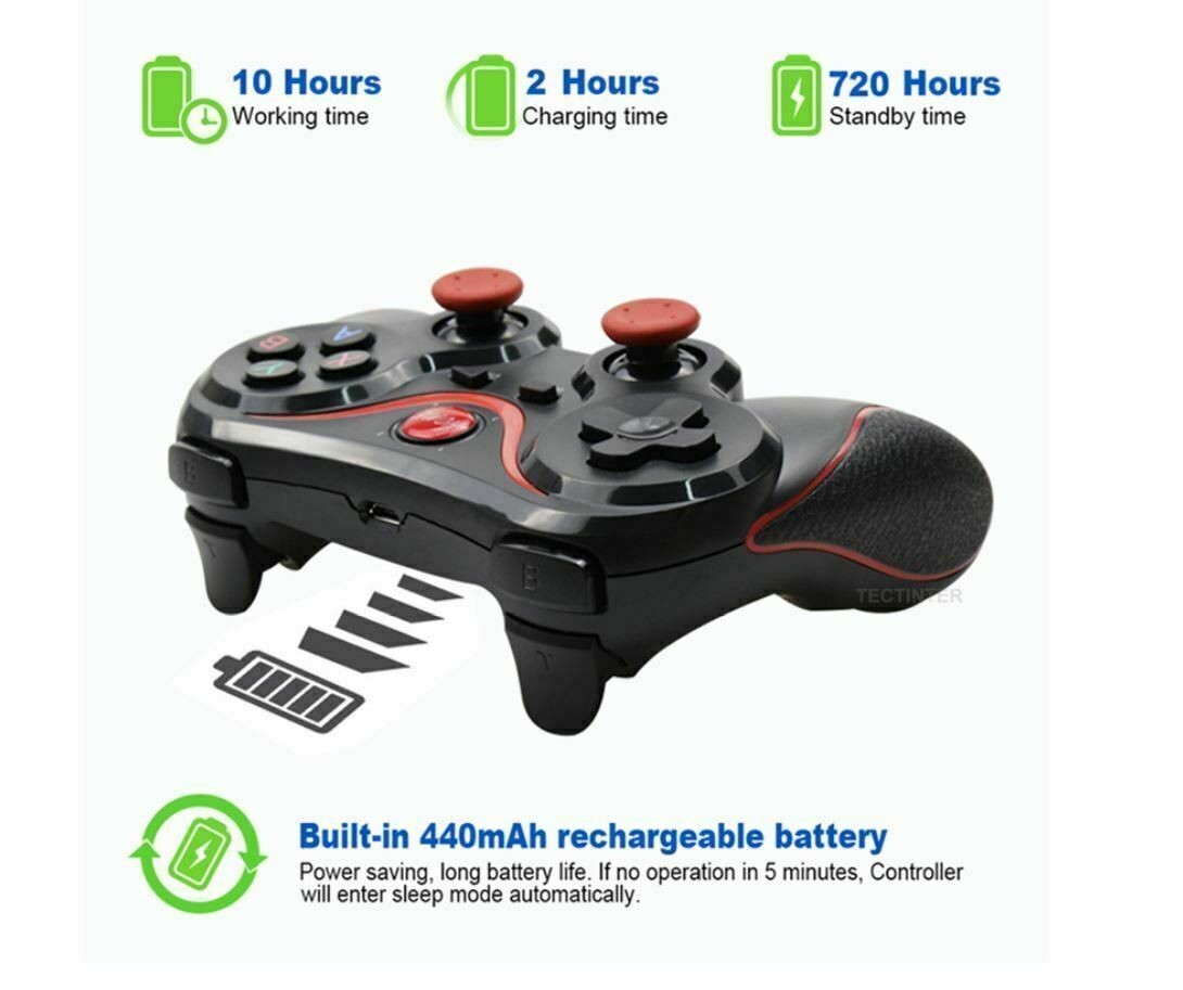 Mobile Controller Gamepad Bluetooth Black for iOS /Android PC Tablet Smartphone