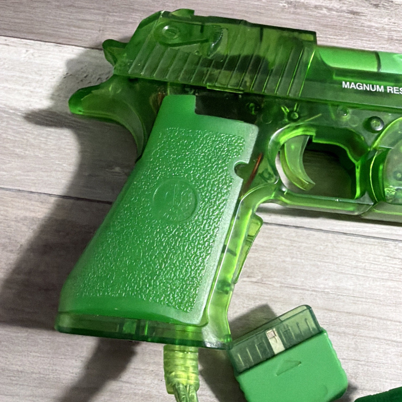 Ps2 Desert Eagle Light Gun .50AE Pistol Clear Green Wired Military Industries