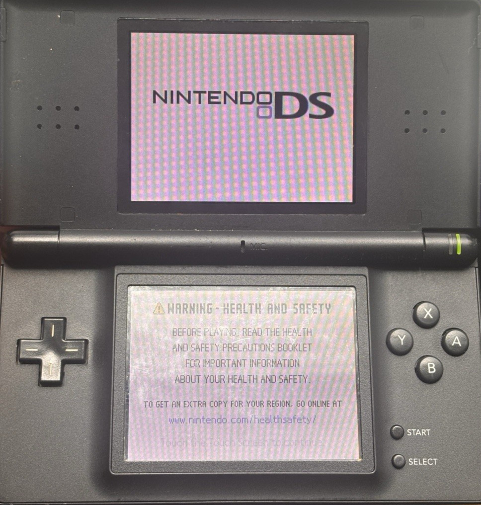Nintendo DS Lite Blue/Black Handheld Console, Wi-Fi, USG-001 – TESTED WORKING!