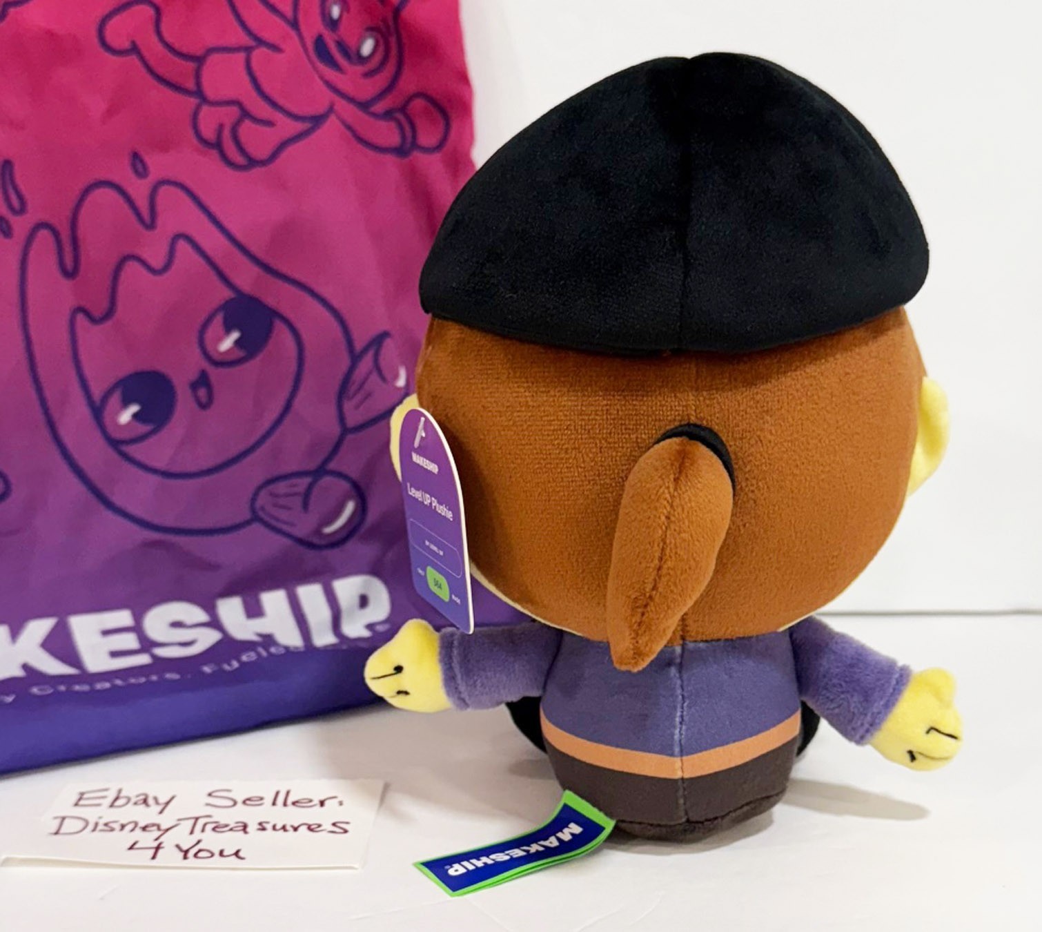 Makeship Level UP Nelly Plush Mario Video Game YouTube Artist Animator Rare NEW