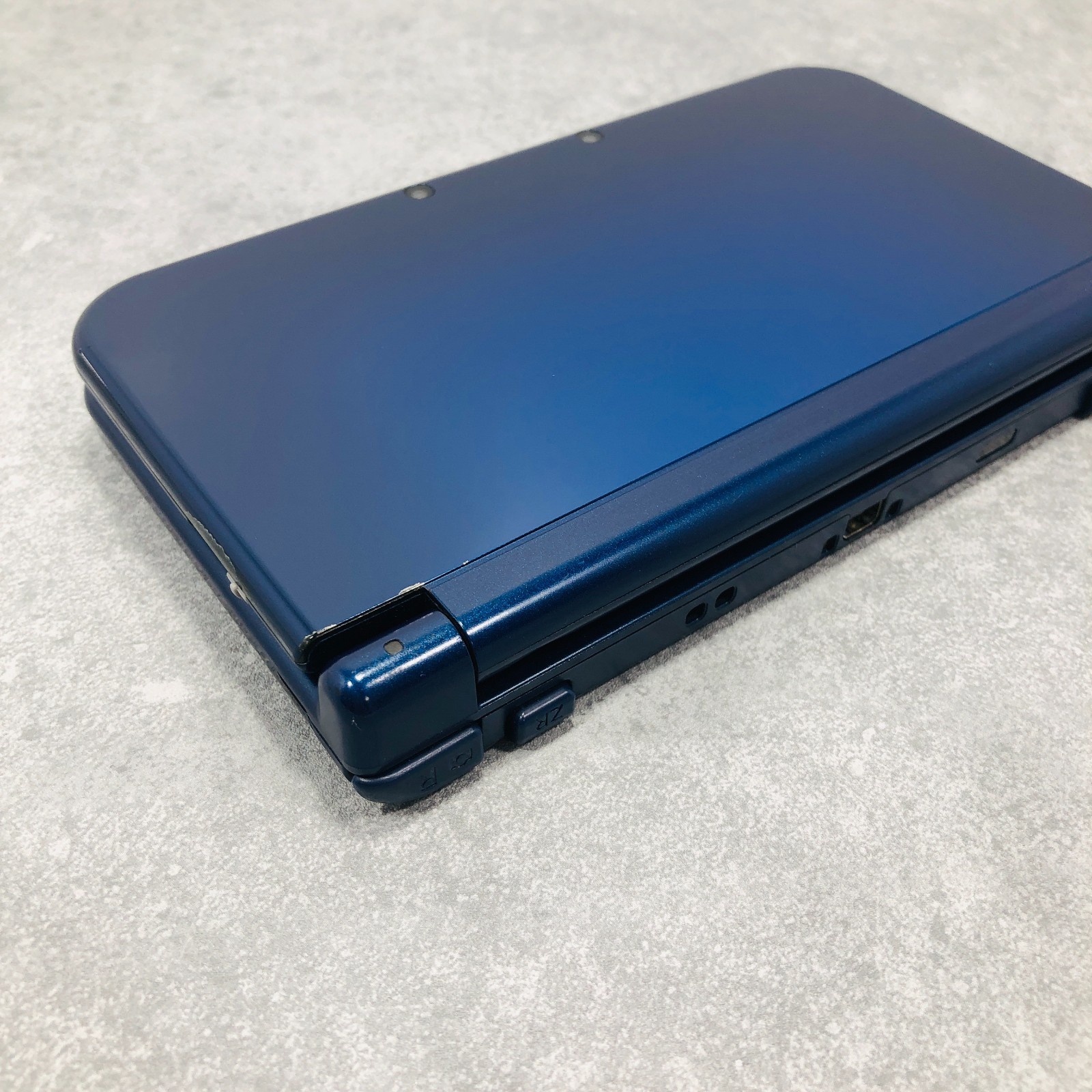 [EX+5] New Nintendo 3DS LL XL Metallic Blue console Japan Tested NTSC-J 06-109