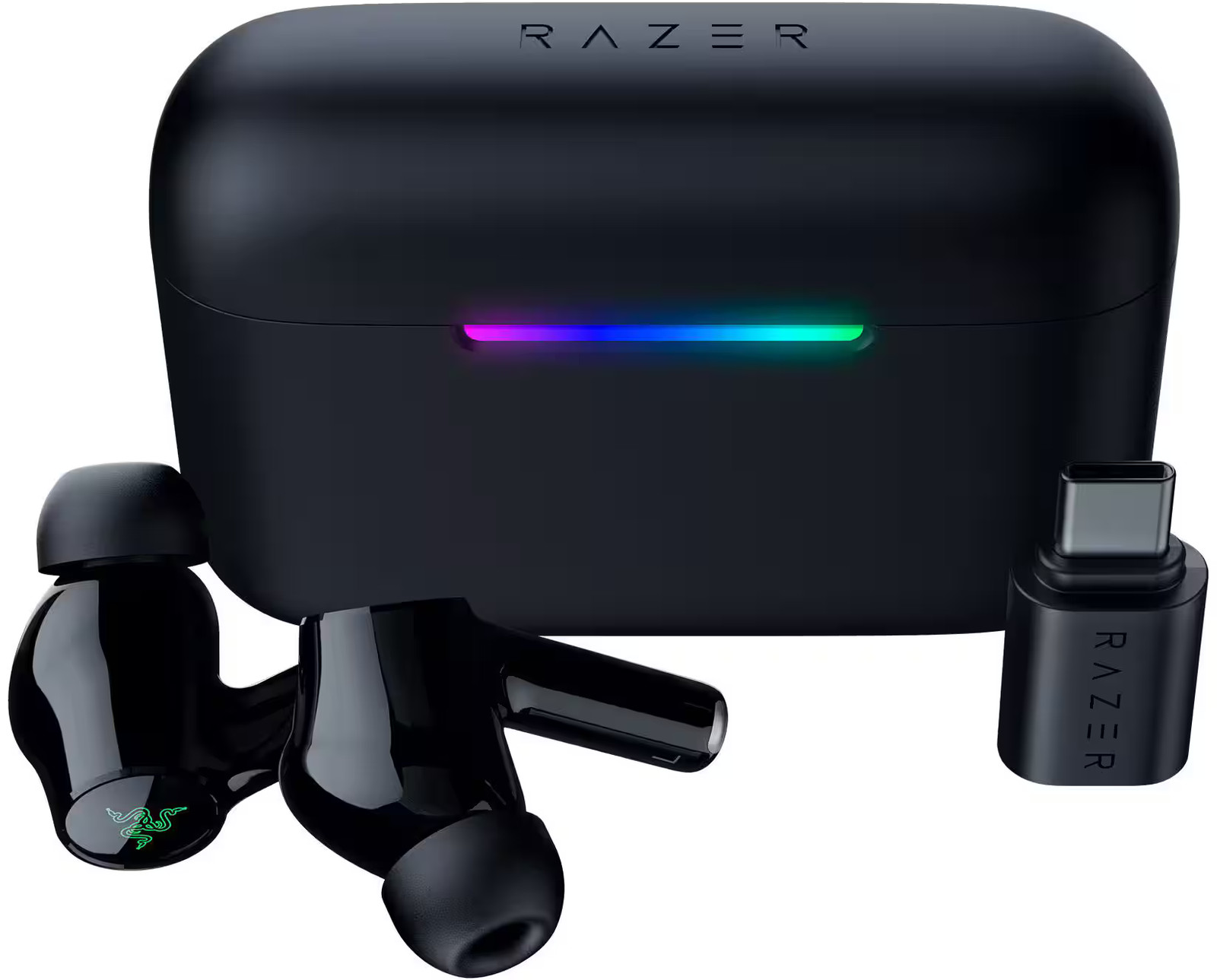 Razer – Hammerhead V3 HyperSpeed Wireless Multi-Platform ANC In-Ear Gaming Ea…