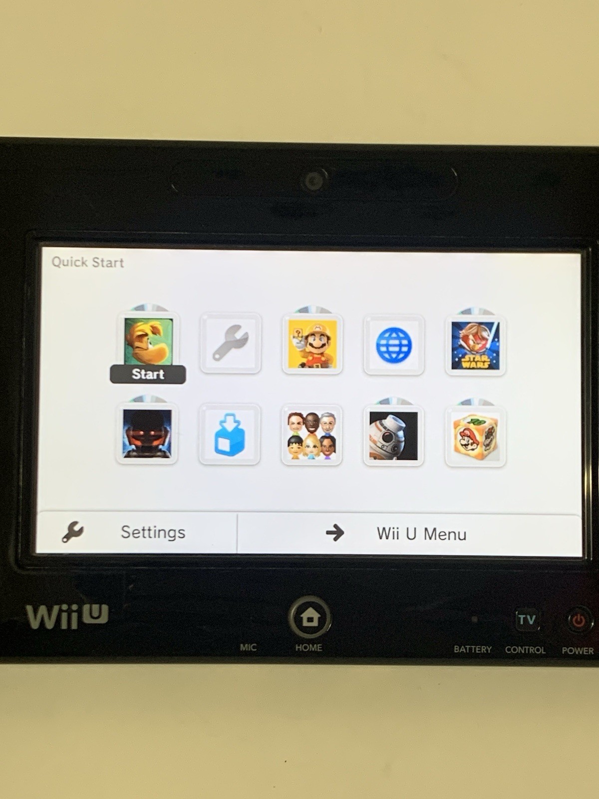 🔥Nintendo Wii U 32GB Black Console with Gamepad and Cables Complete Set & Game