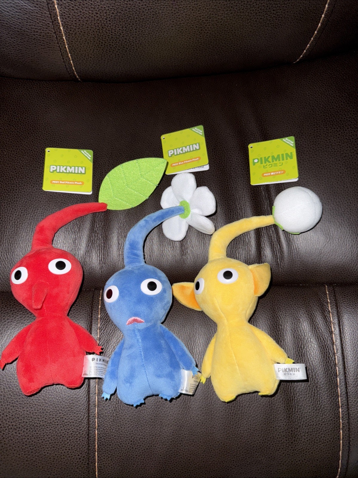 Pikmin All Star Collection Plush Set of 3 Red Blue Yellow Nintendo