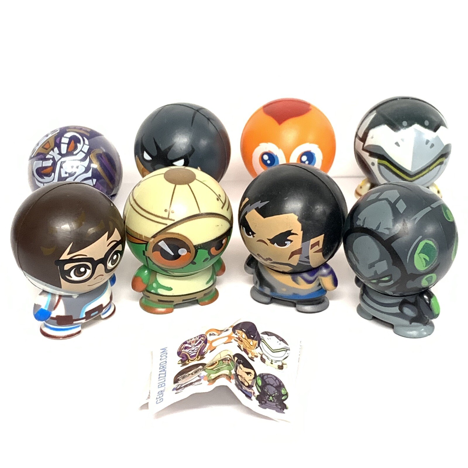 Blizzcon Exclusive Capsule Toy Tomy Overwatch Lot Blizzard Hanzo Complete Set