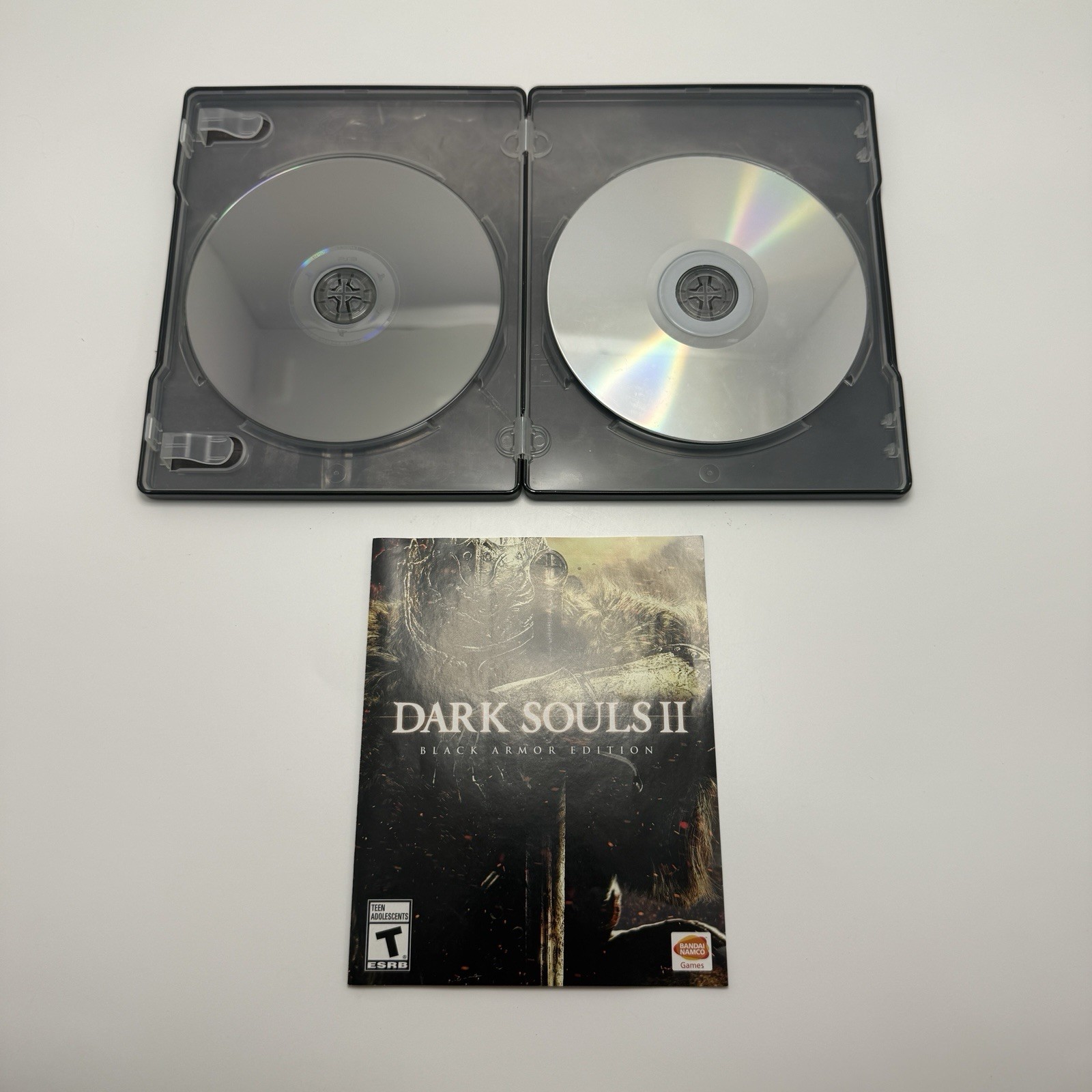 Dark Souls II: Black Armor Edition (PS3, 2014) Complete Steelbook + Soundtrack