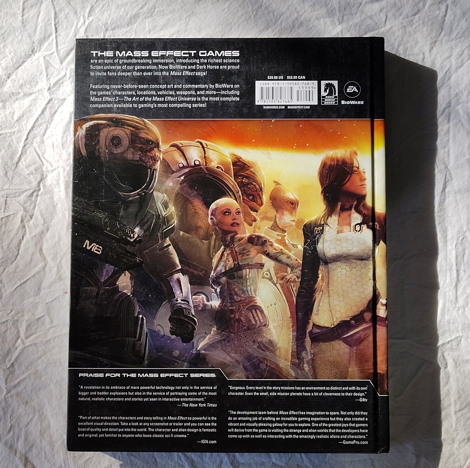 Dark Horse The Art of the Mass Effect Universe Art Book – Shepard, Garrus
