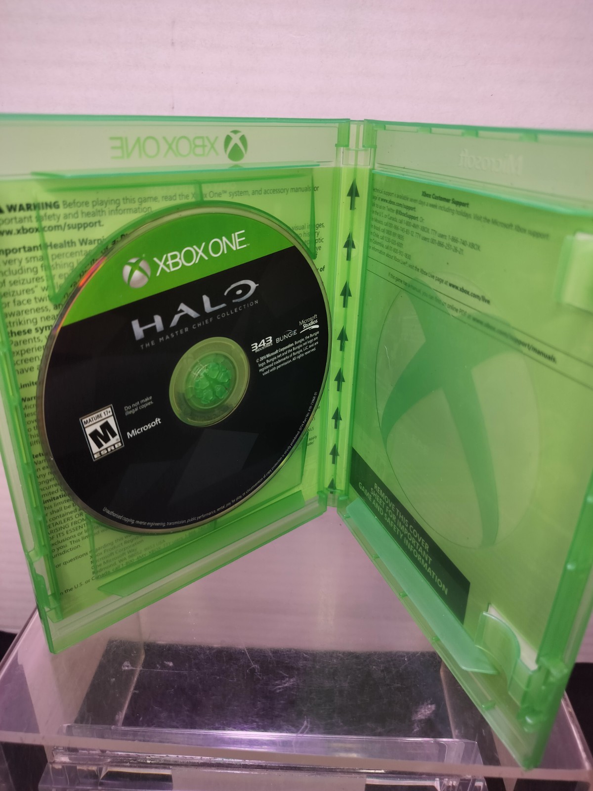 Halo: The Master Chief Collection (Microsoft Xbox One, 2014) AS-IS UNTESTED
