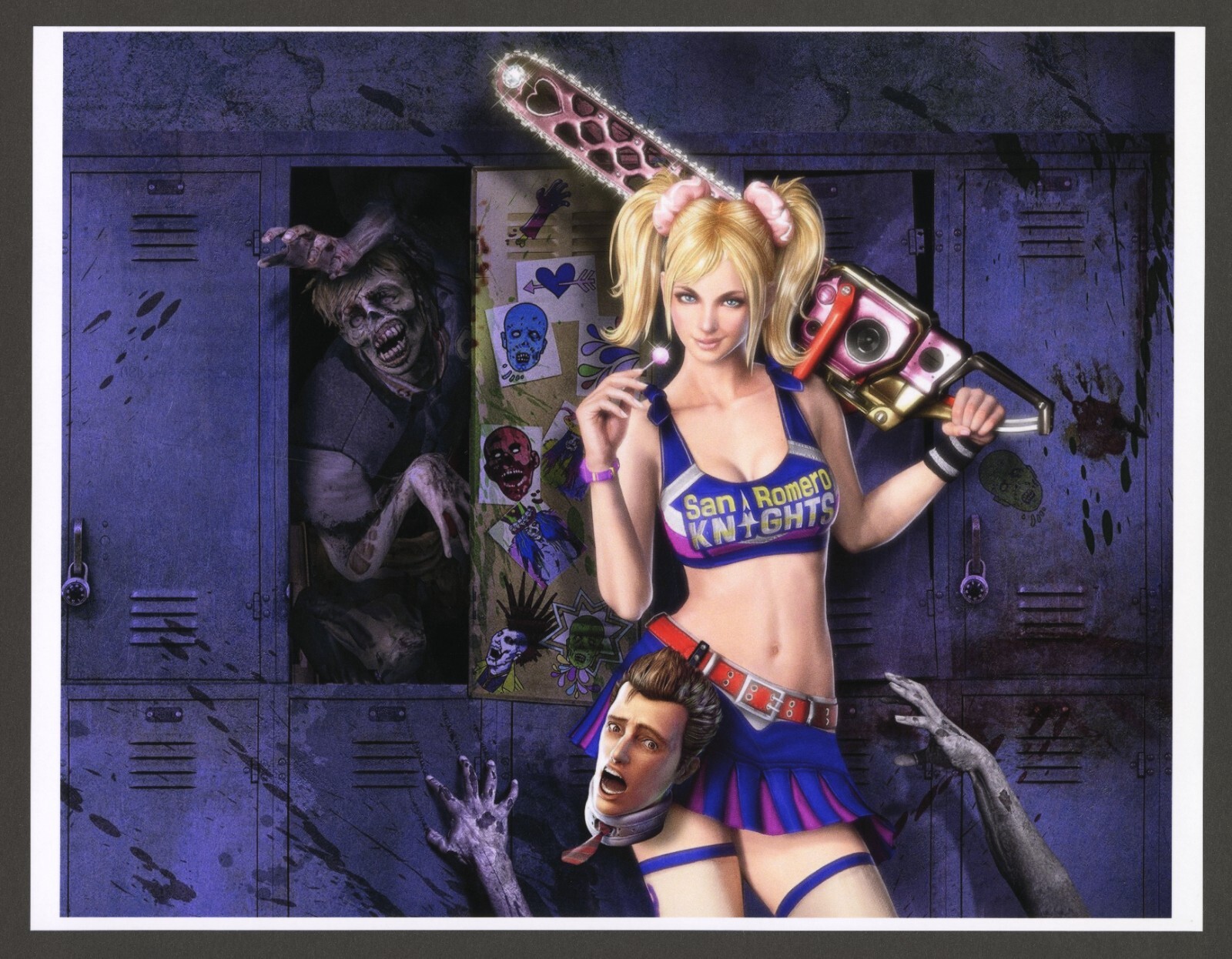 Lollipop Chainsaw Playstation 3 PS3 Xbox 360 2012 Game PC Wall Art Print Poster