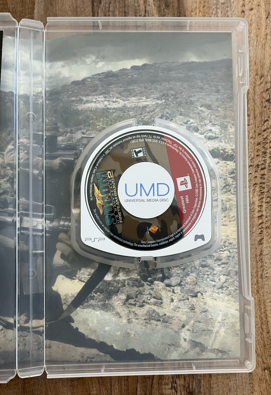 SOCOM: U.S. Navy SEALs — Fireteam Bravo 2 (Sony PSP, 2006) Used