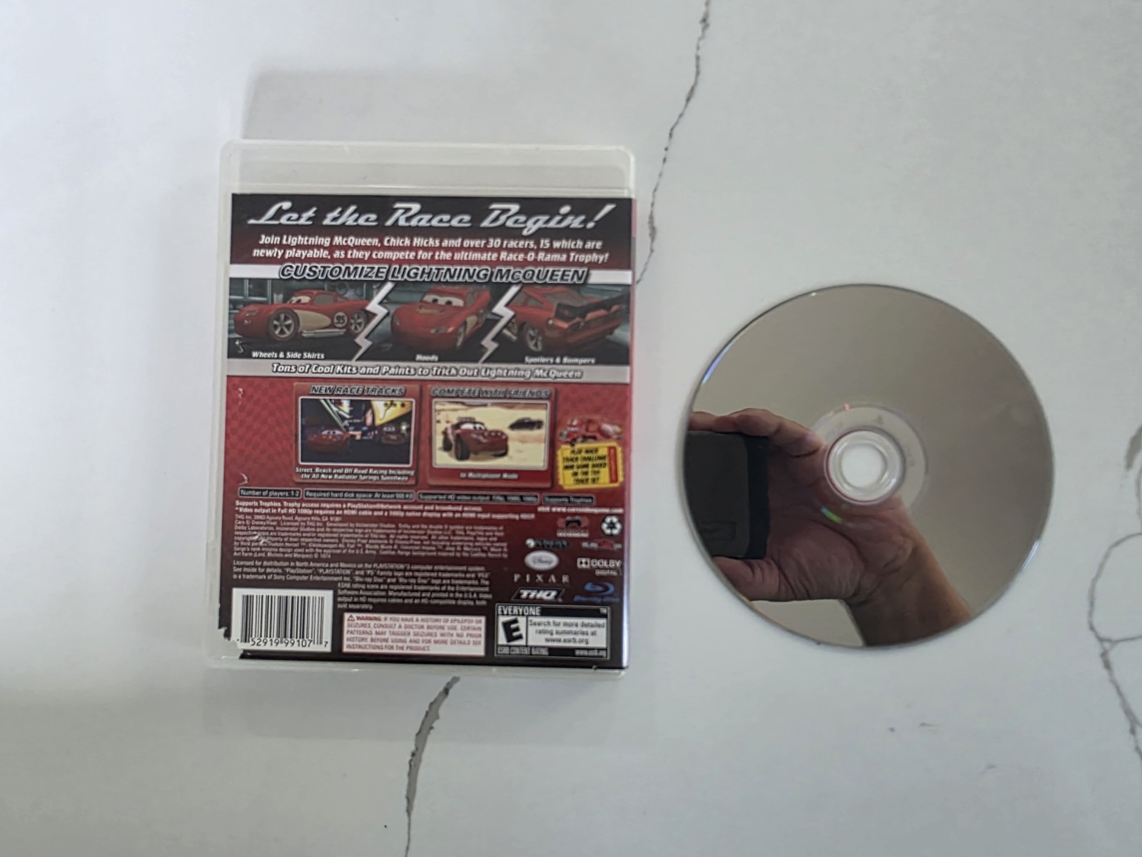 PS3 Cars Race O Rama No Manual Fast Shipping