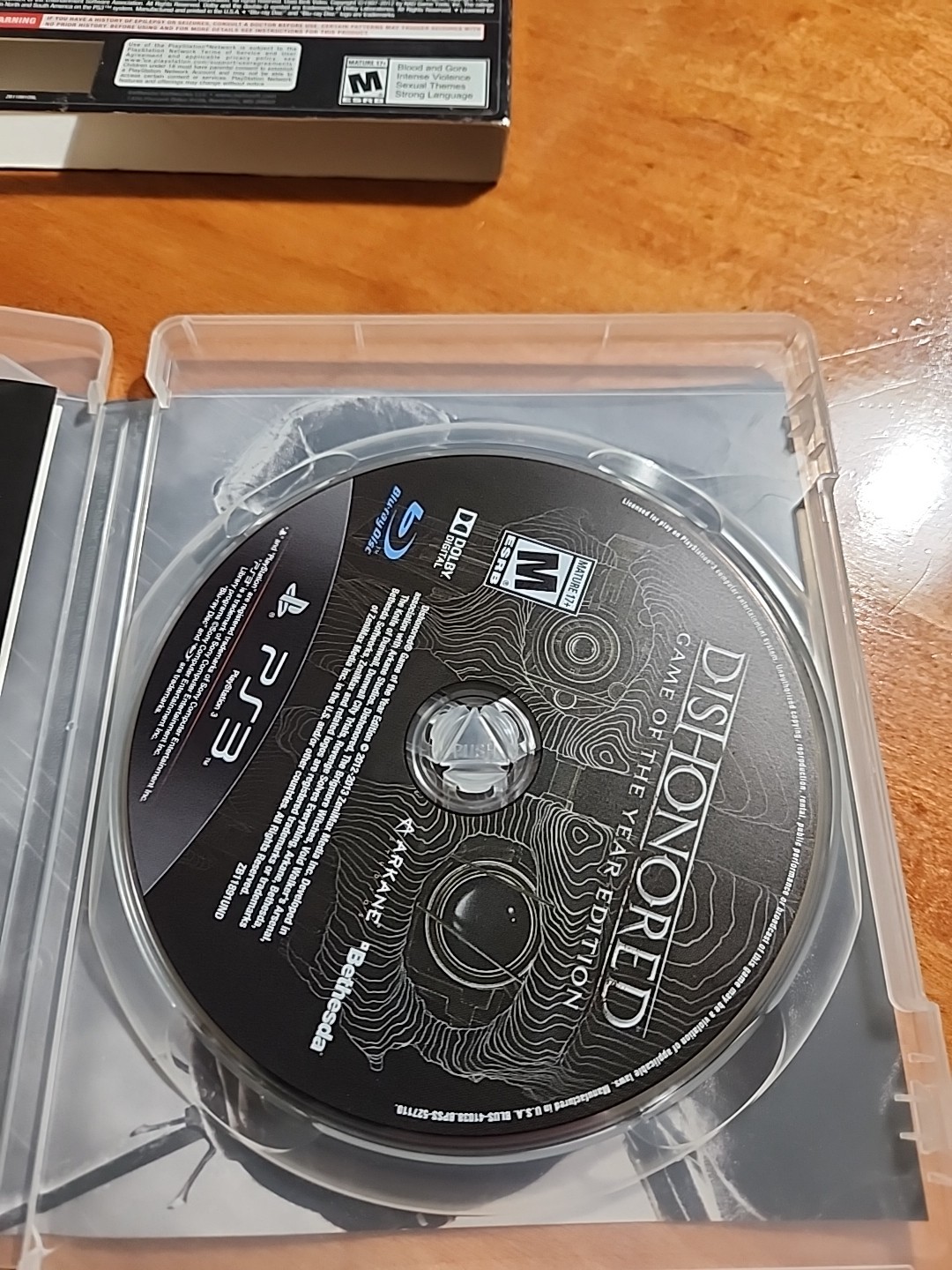 Dishonored Game of the Year Edition (Sony PlayStation 3, 2013) Complete No Poste