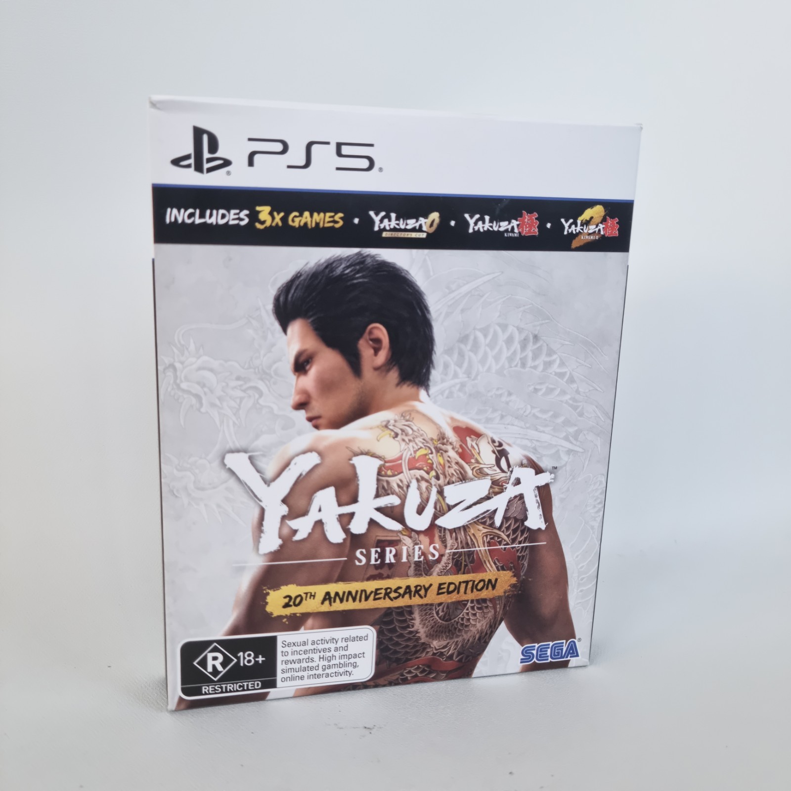 Yakuza: 20th Anniversary Edition Playstation 5 Brand New Not Sealed R18+ Edition