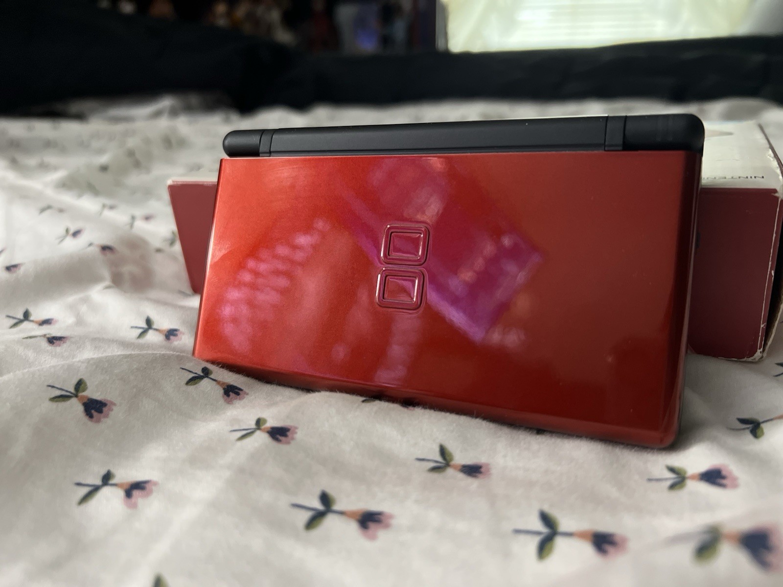 Nintendo DS Lite Red/Black Complete in Box (TESTED/WORKS)