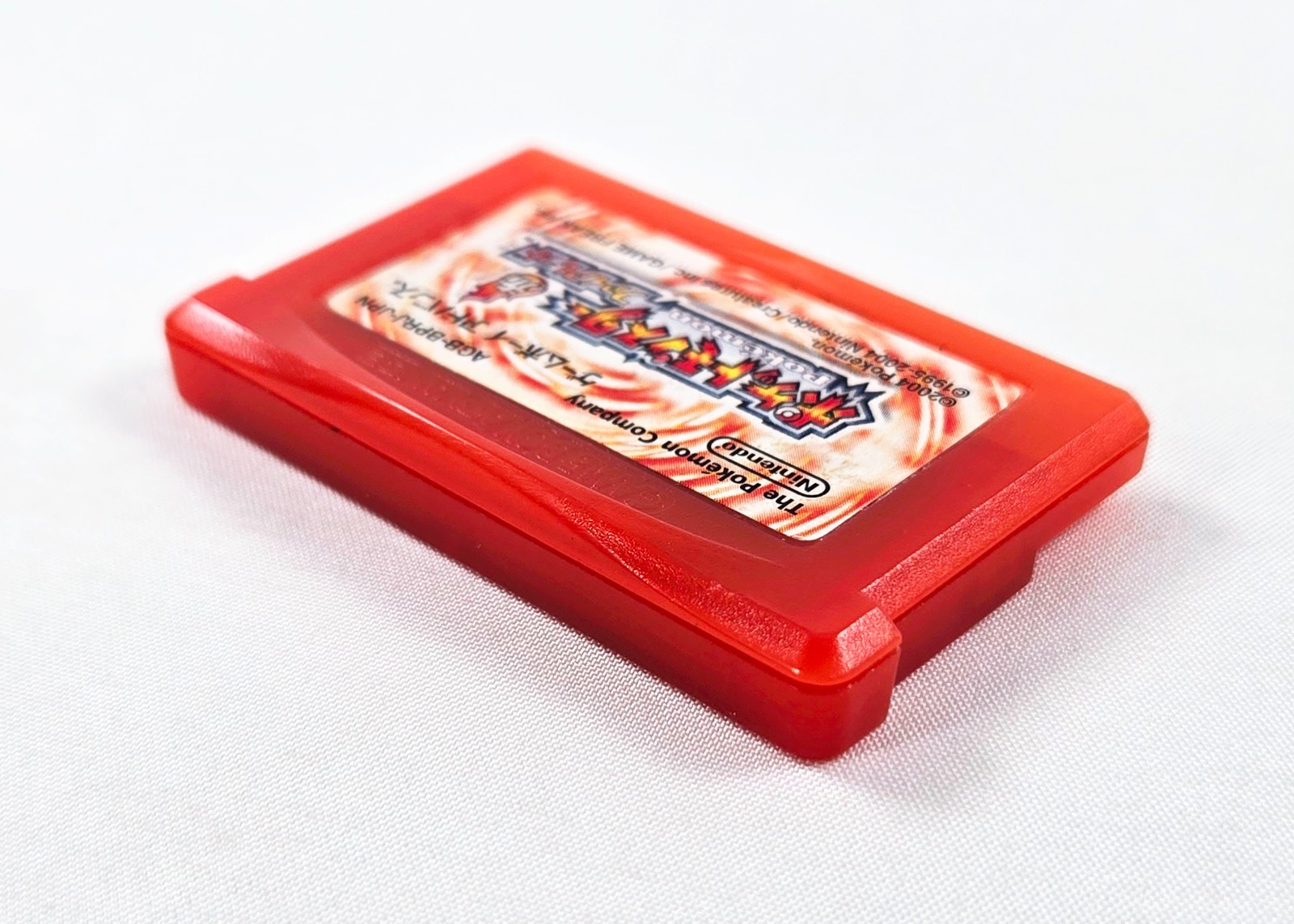 POKEMON FIRE RED 2004 Authentic Japan Nintendo Game Boy Advance Tested FireRed