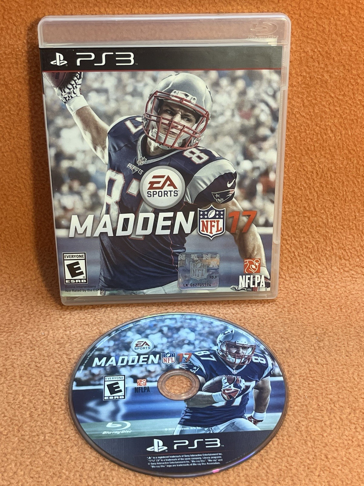 Madden Football 17 Sony PlayStation 3 PS3 Game & Case!