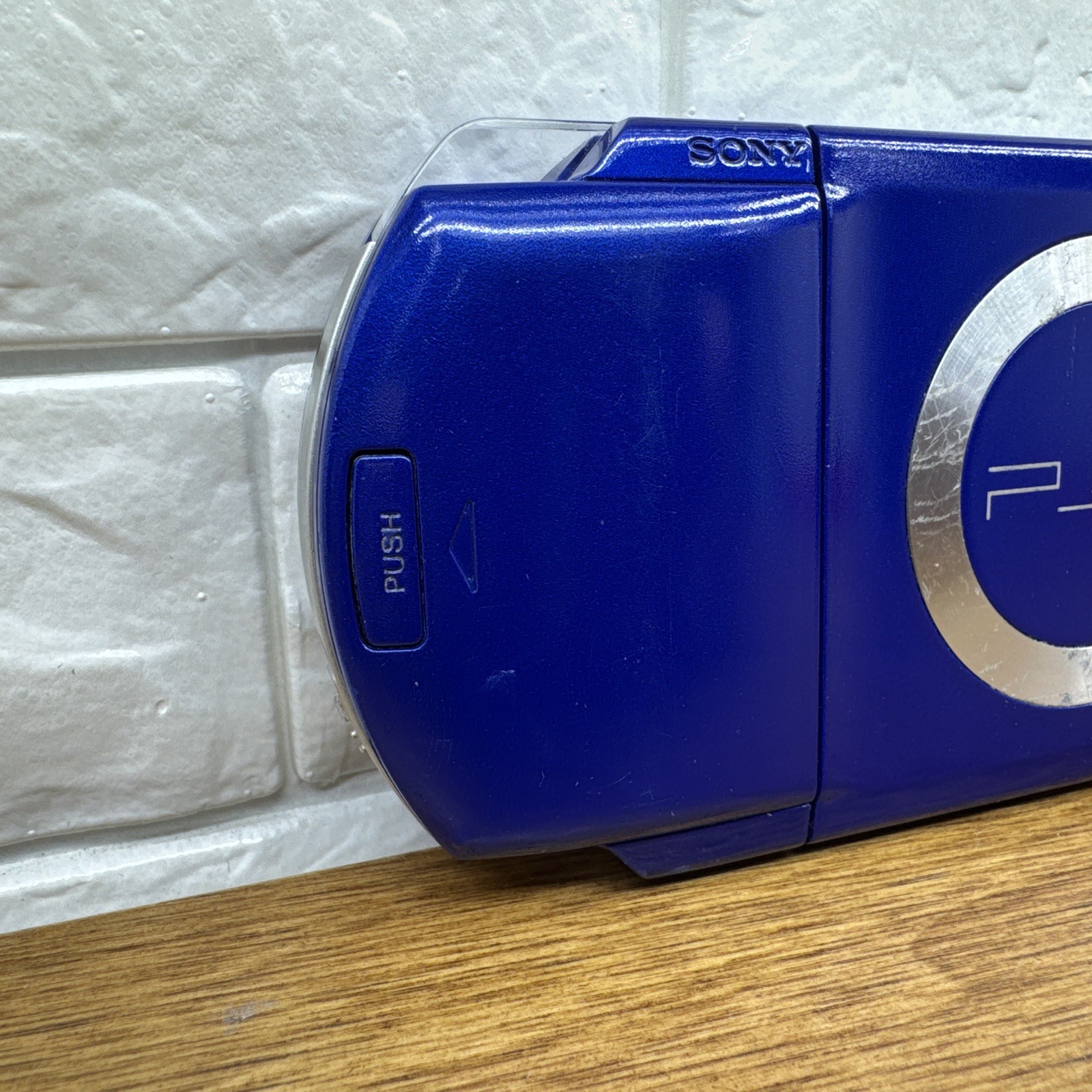 Sony Playstation PSP 1000 Blue Handheld System Console For Parts Repair