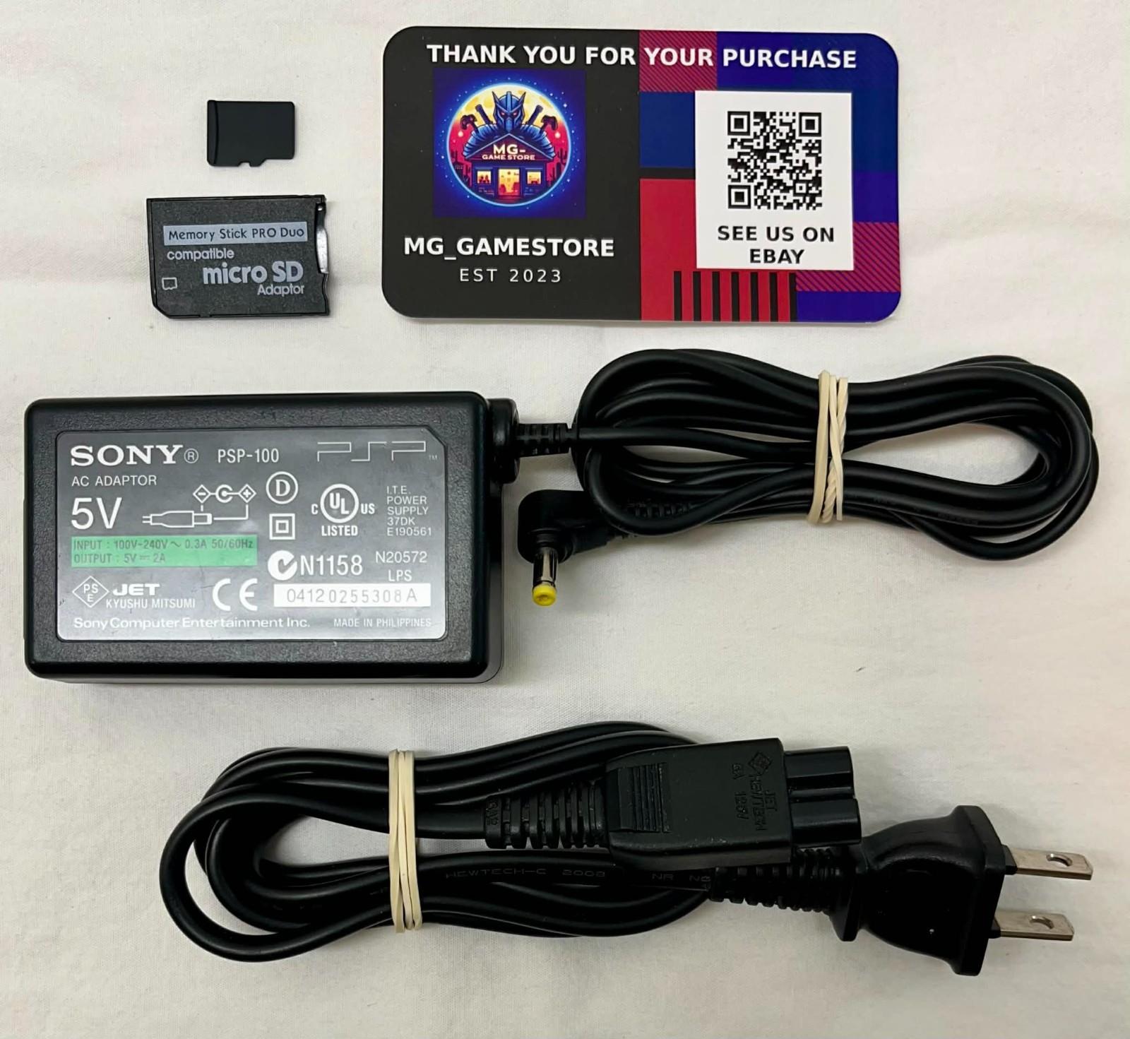 PSP3000 Crystal Clear / IPS Screen / Battery/ Sony Charger / Region Free / 32GB