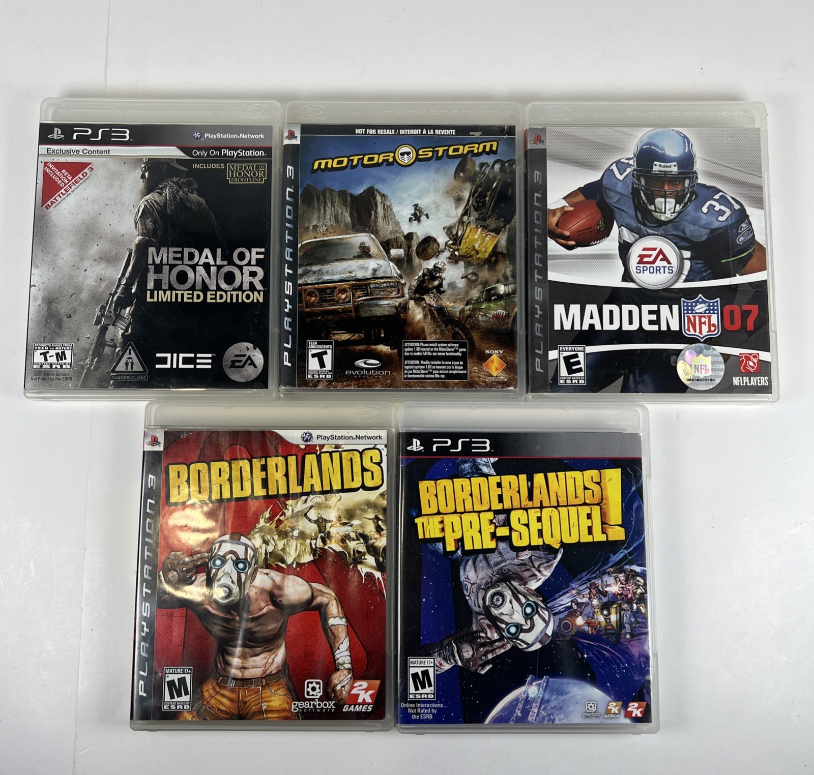 Sony PlayStation 3 Slim 160GB CECH-2501A Console & Game Bundle -Tested Works