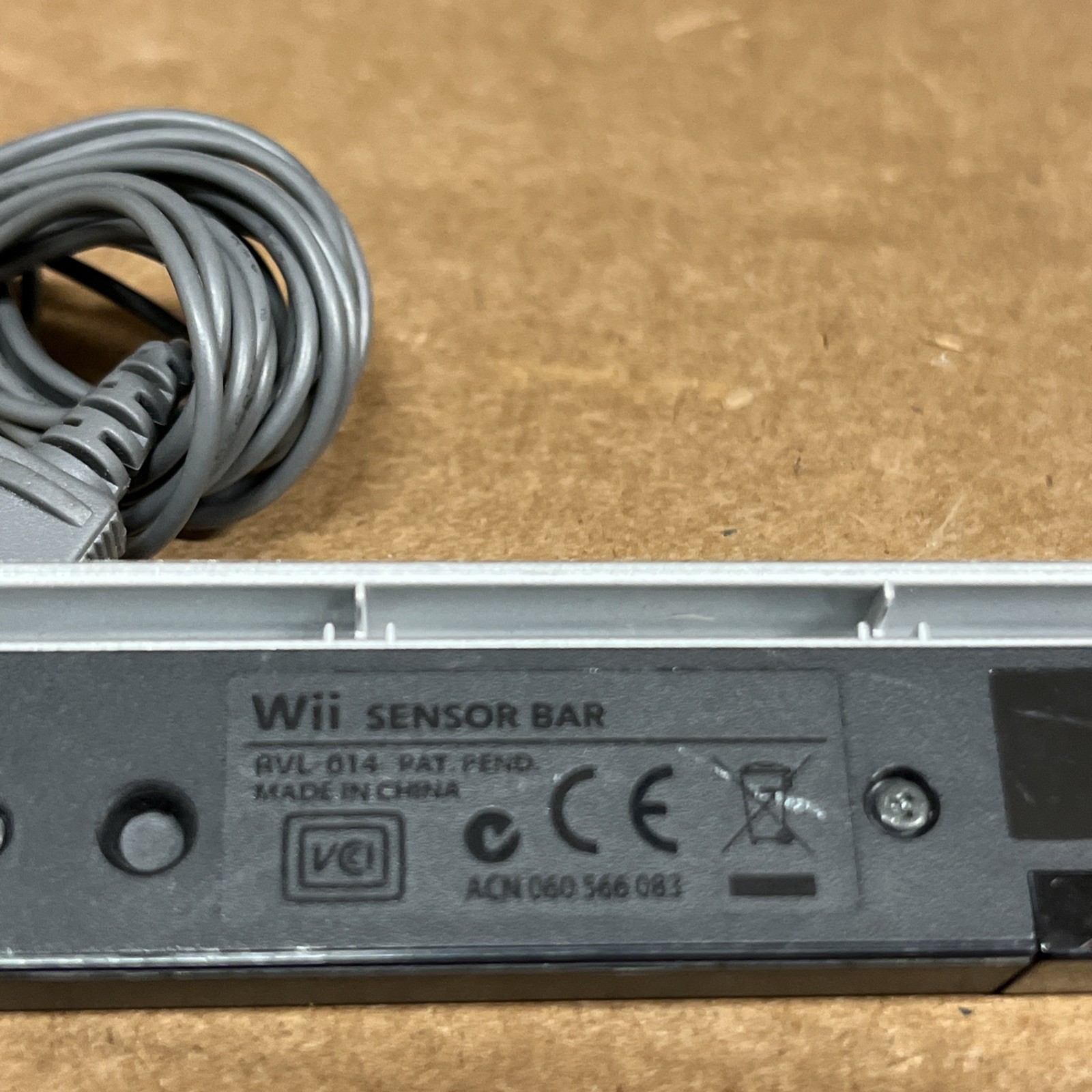 Nintendo Wii OEM Sensor Bar Wired Official RVL-014 For Wii And Wii U Very Good