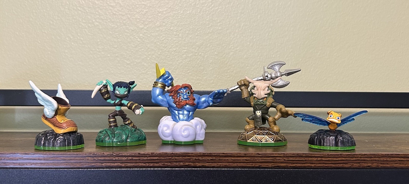 Skylanders Lot Lightning Rod Stealth Elf Voodood Mini Swarm Winged Boot