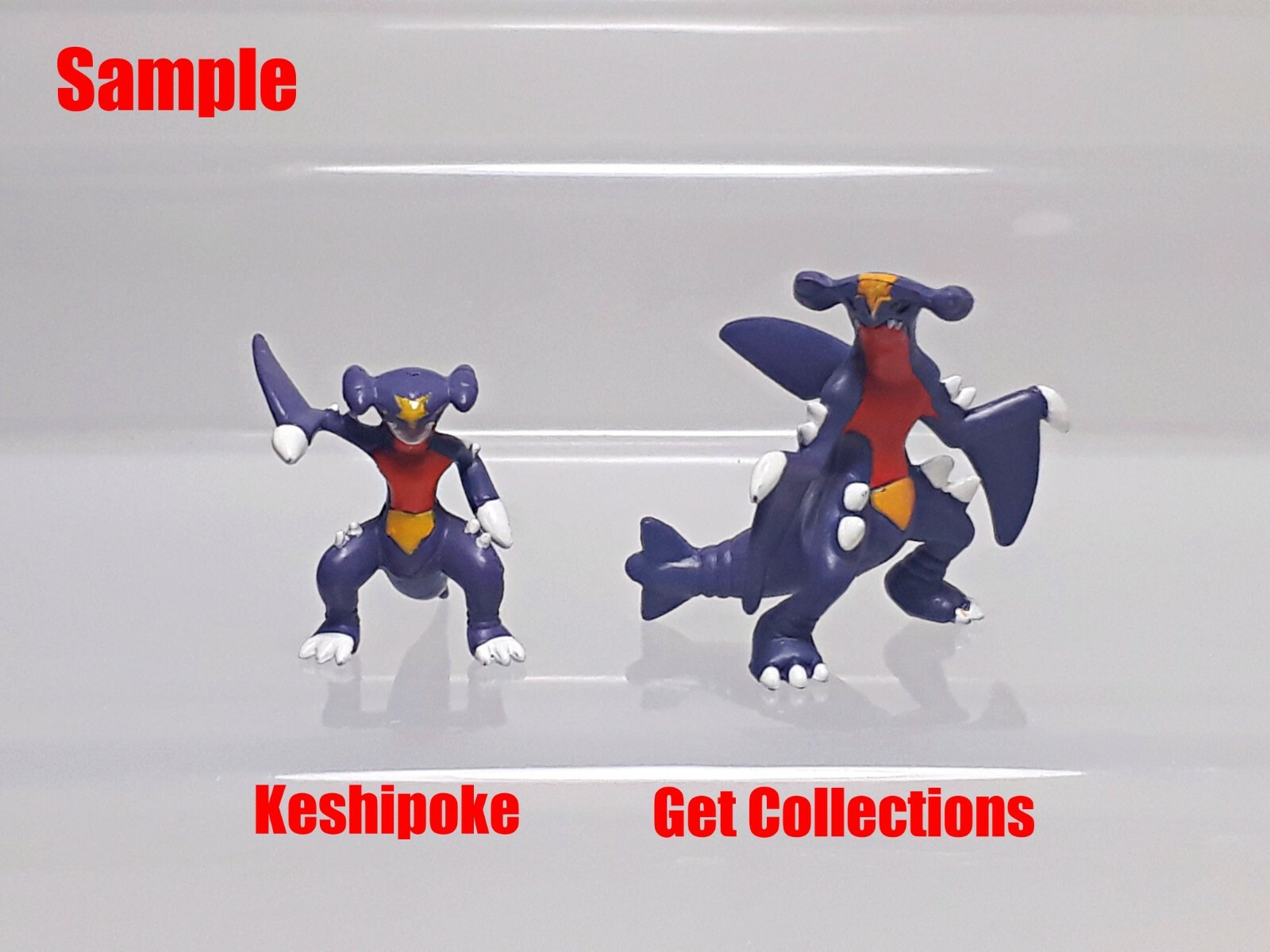 Garchomp Pokemon Mini Figure Ensky Keshipoke Toy Japan F06 0.9in