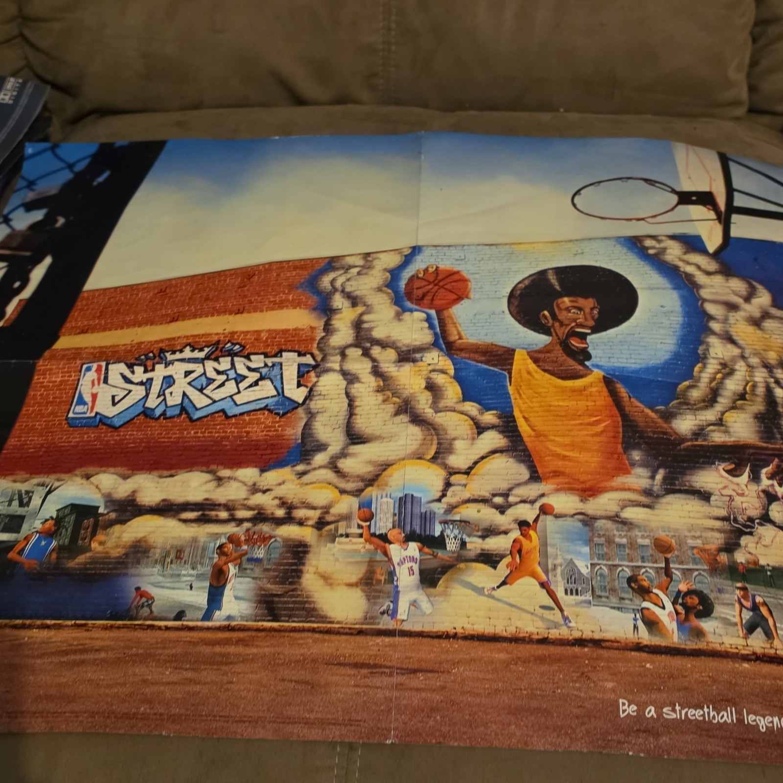 EA Sports BIG NBA Street Video Game Series Streetball Promotional Poster