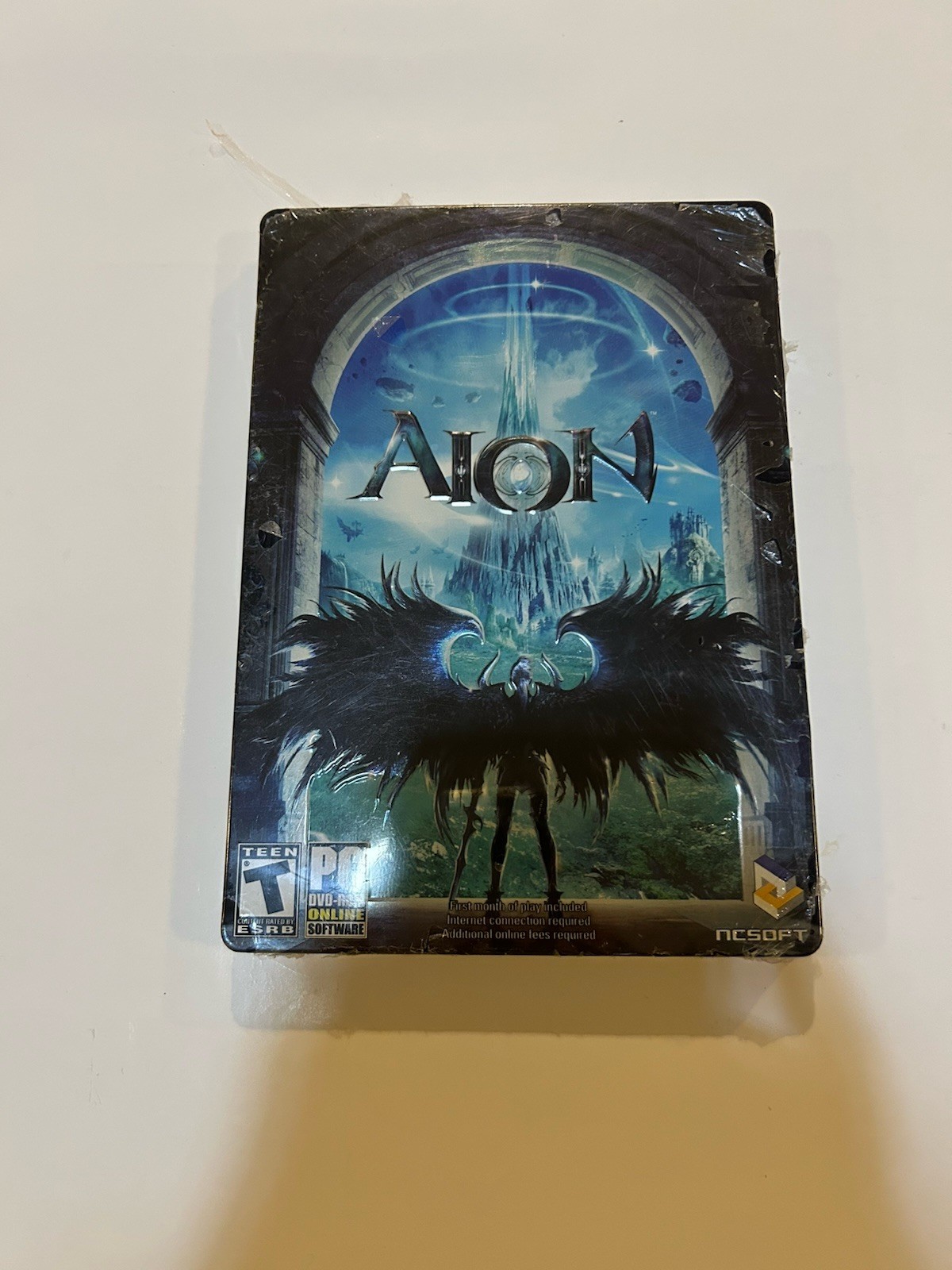 Aion – NEW, PHYSICAL STEELBOOK PC MMORPG, 2009 SEALED SEE IMAGES