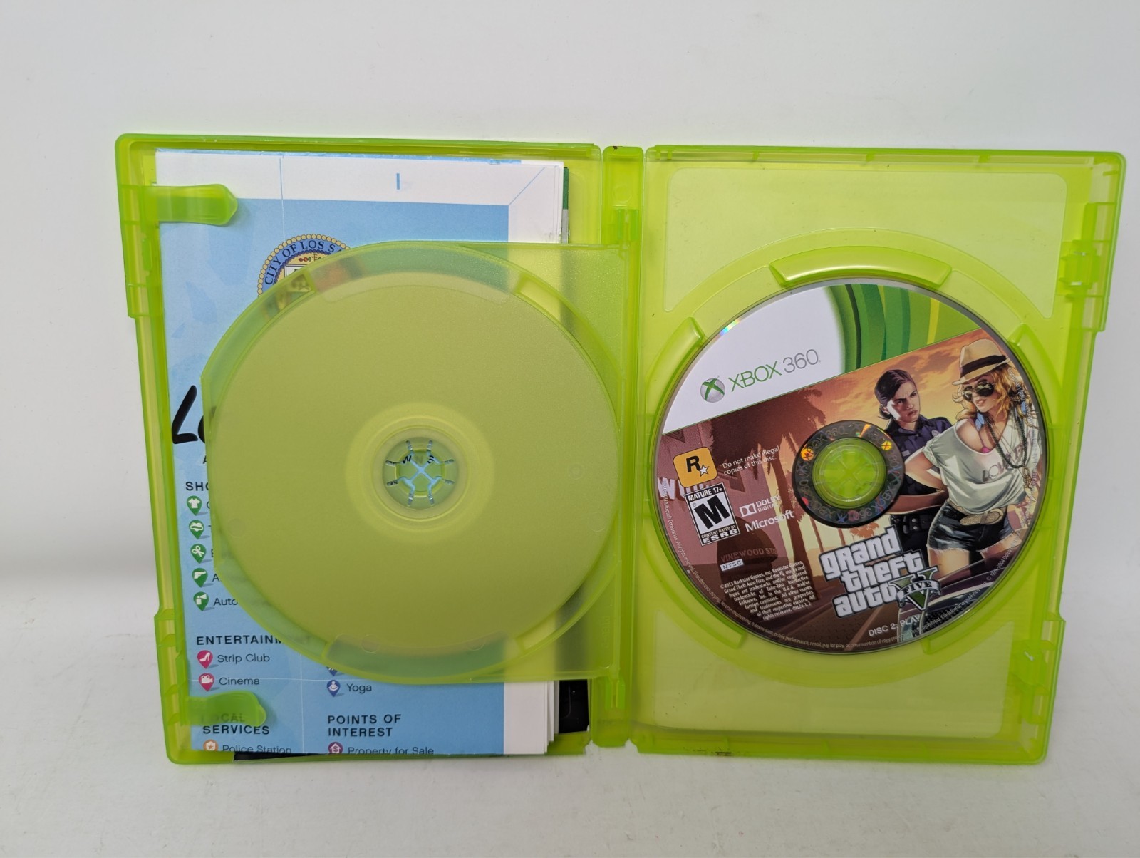 Grand Theft Auto 5 (Microsoft Xbox 360, 2013) Rockstar Games CIB w/Manual & Map