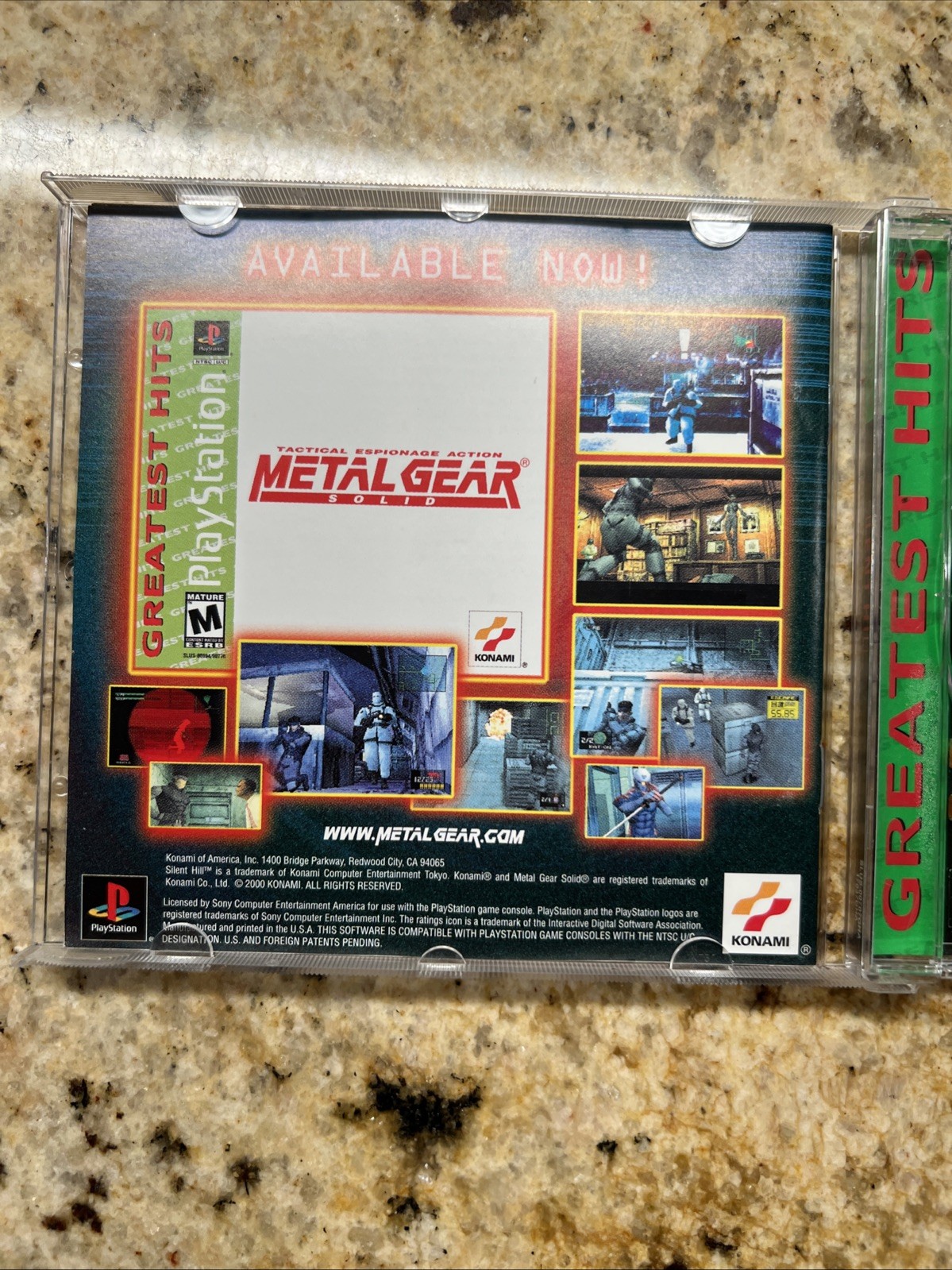 Silent Hill Sony PlayStation PS1 Game Disc w/ Manual Greatest Hits
