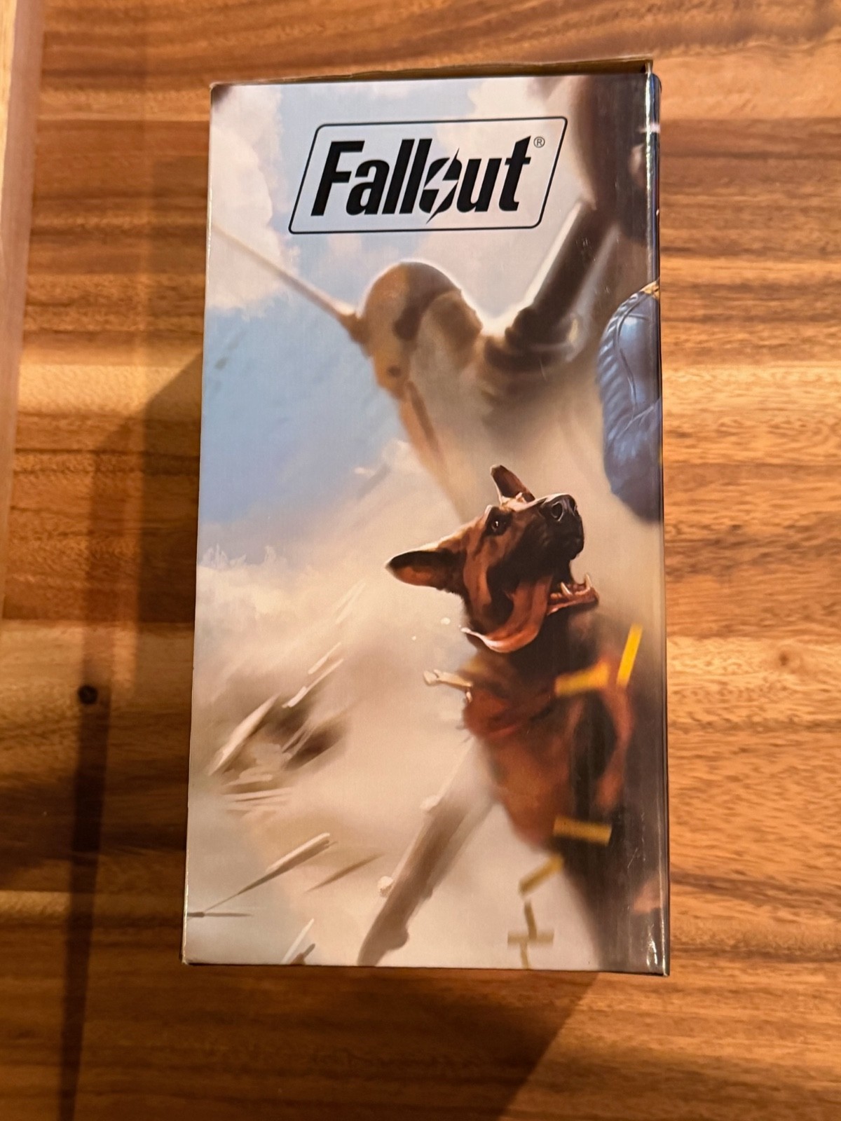 Bethesda Fallout 4 Dogmeat Shepherd 7″ Resin Bobblehead by Thinkgeek