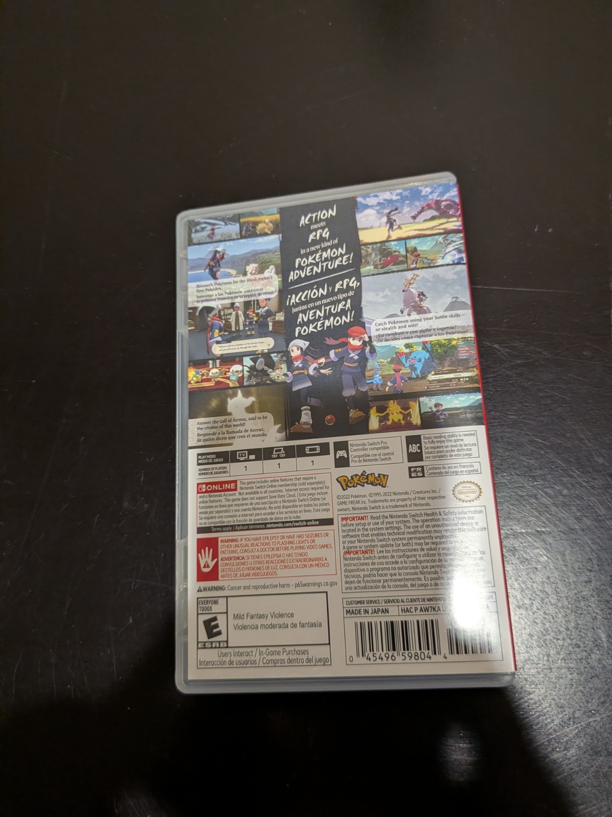Pokémon Snap Nintendo Switch Complete CIB Tested Authentic Adult Owned
