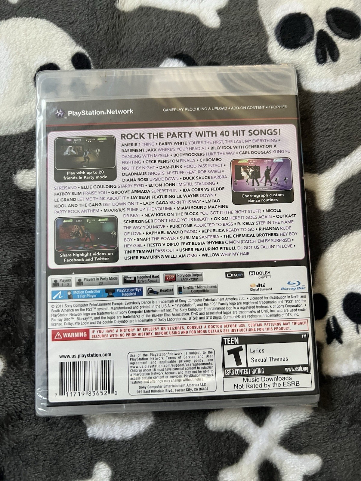 PS3 Everybody Dance Brand New Sealed NEW!